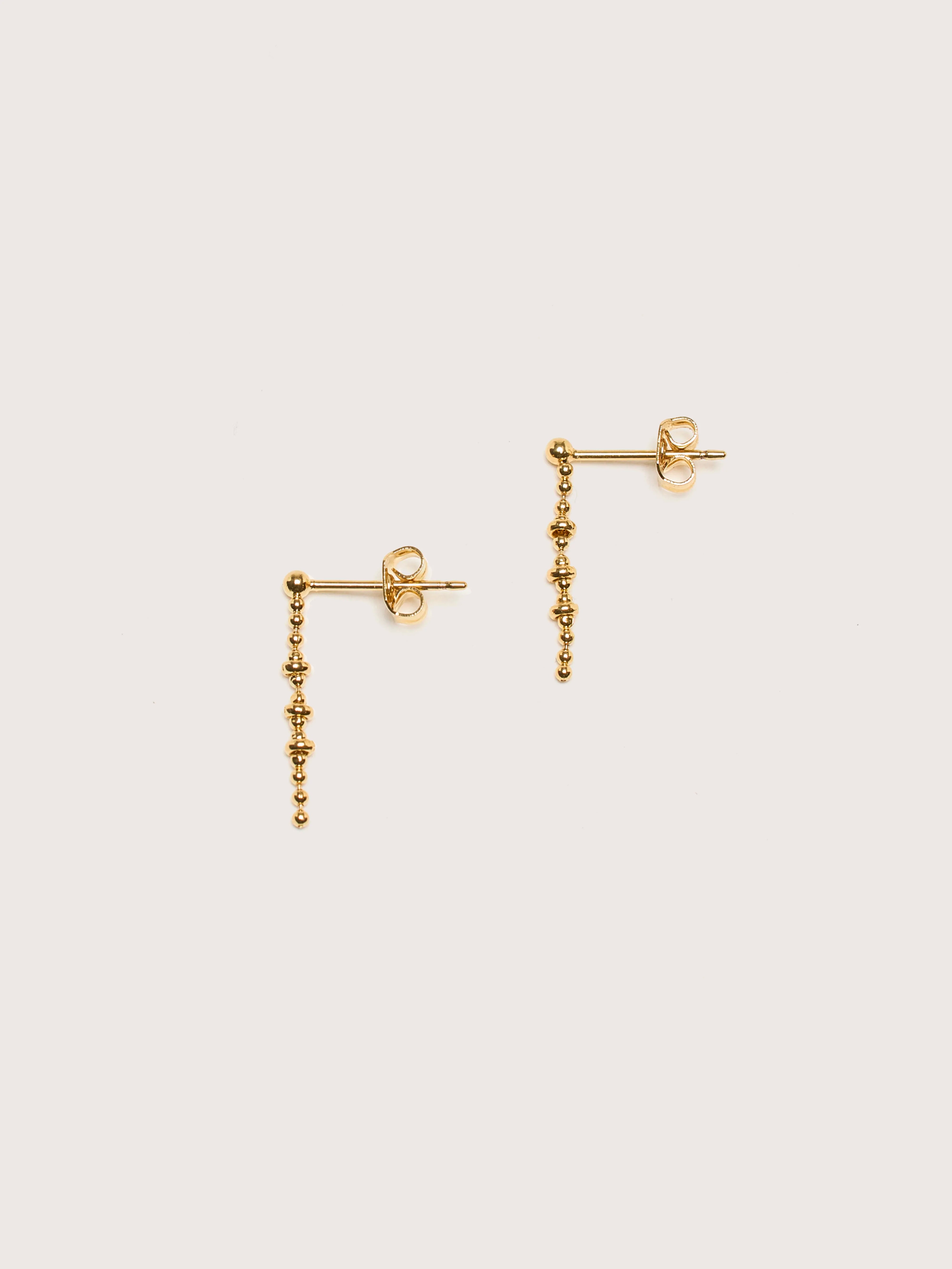 Océane Stud Earrings (242 / W / GOLD)