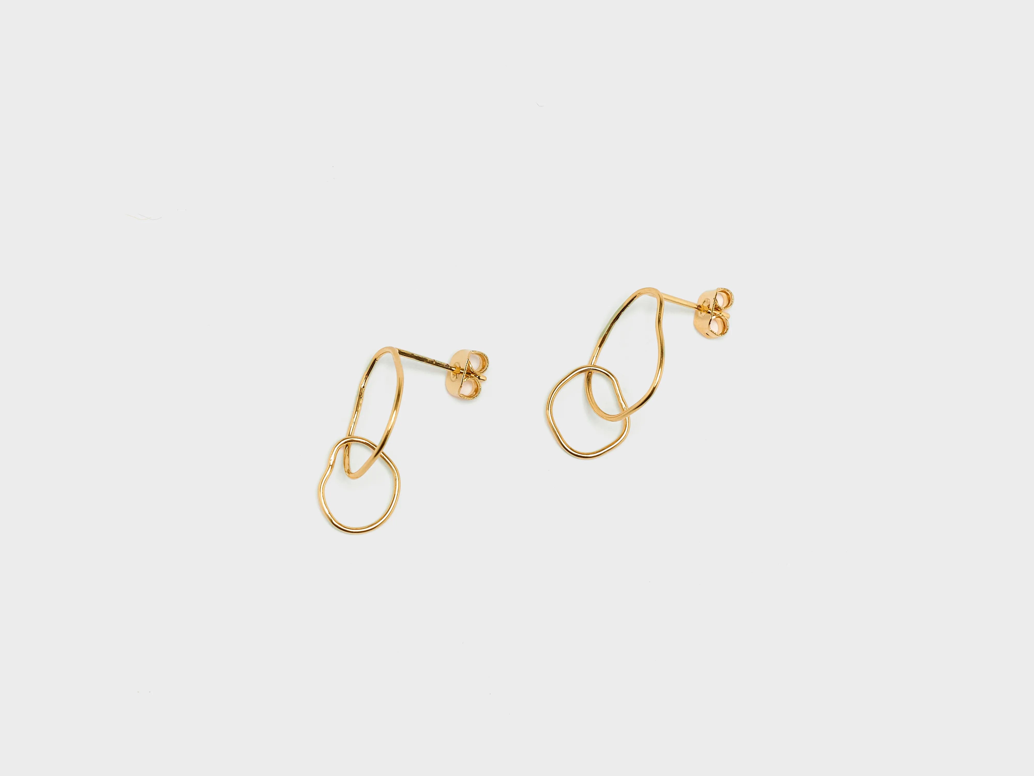 Capucine Hoop Ear cuffs  (251 / W / GOLD)