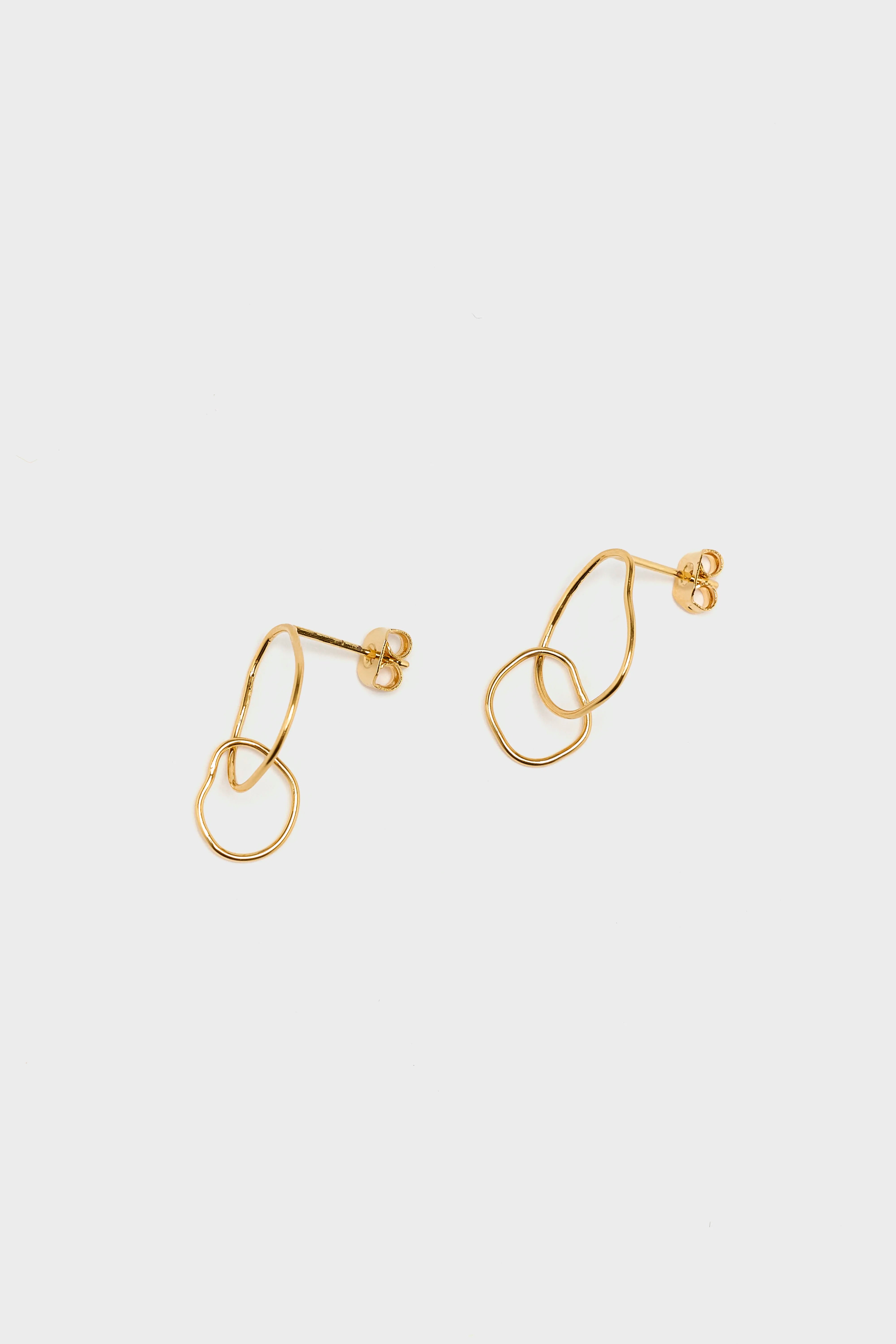 Capucine Hoop Ear cuffs  (251 / W / GOLD)