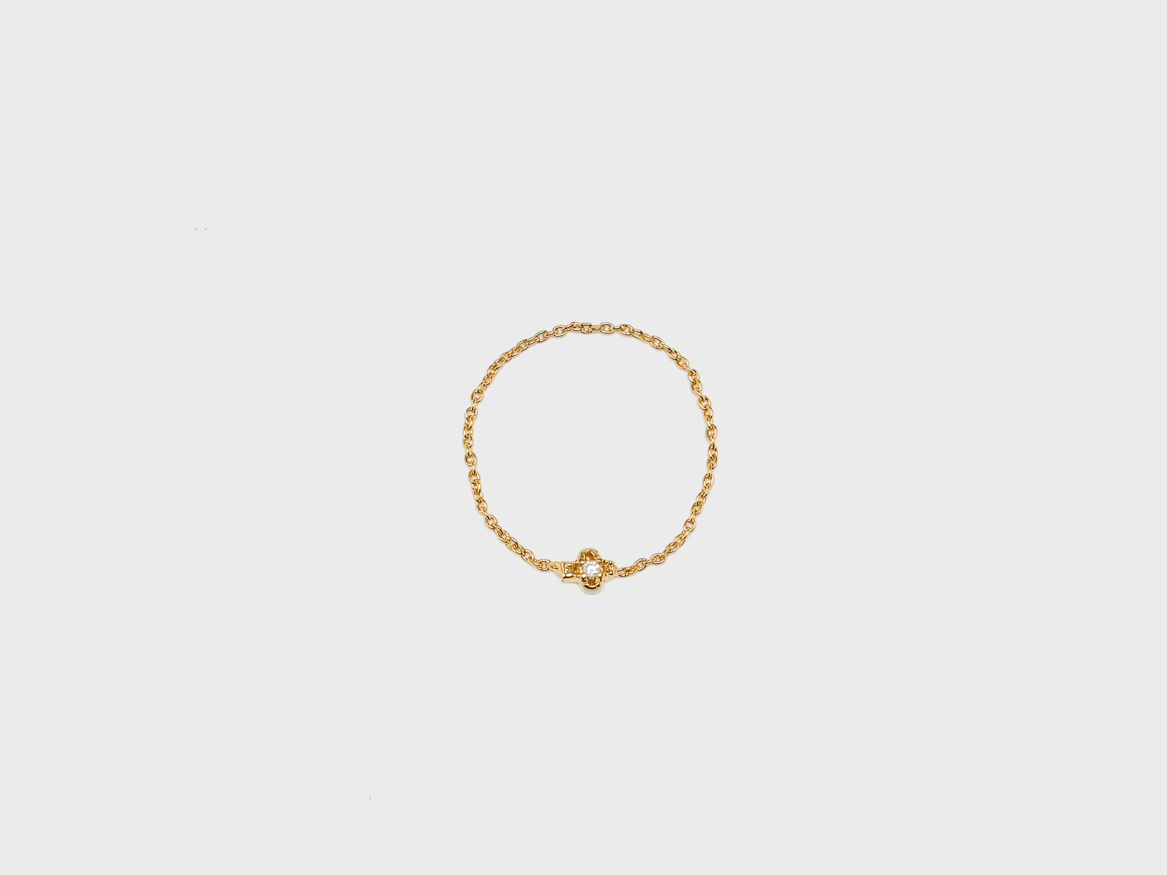 Gabrielle Chain Ring  (251 / W / GOLD)