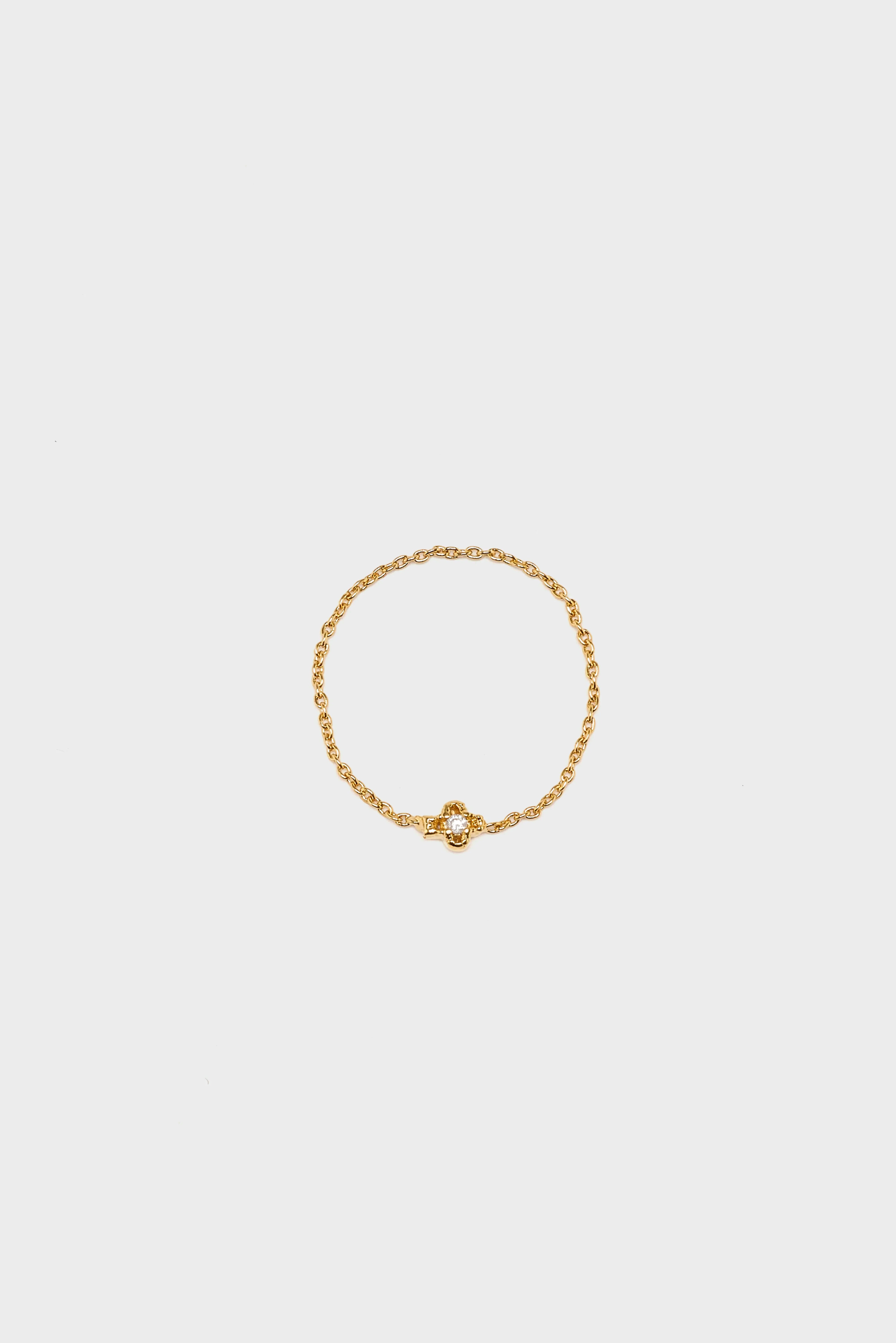 Gabrielle Chain Ring  (251 / W / GOLD)