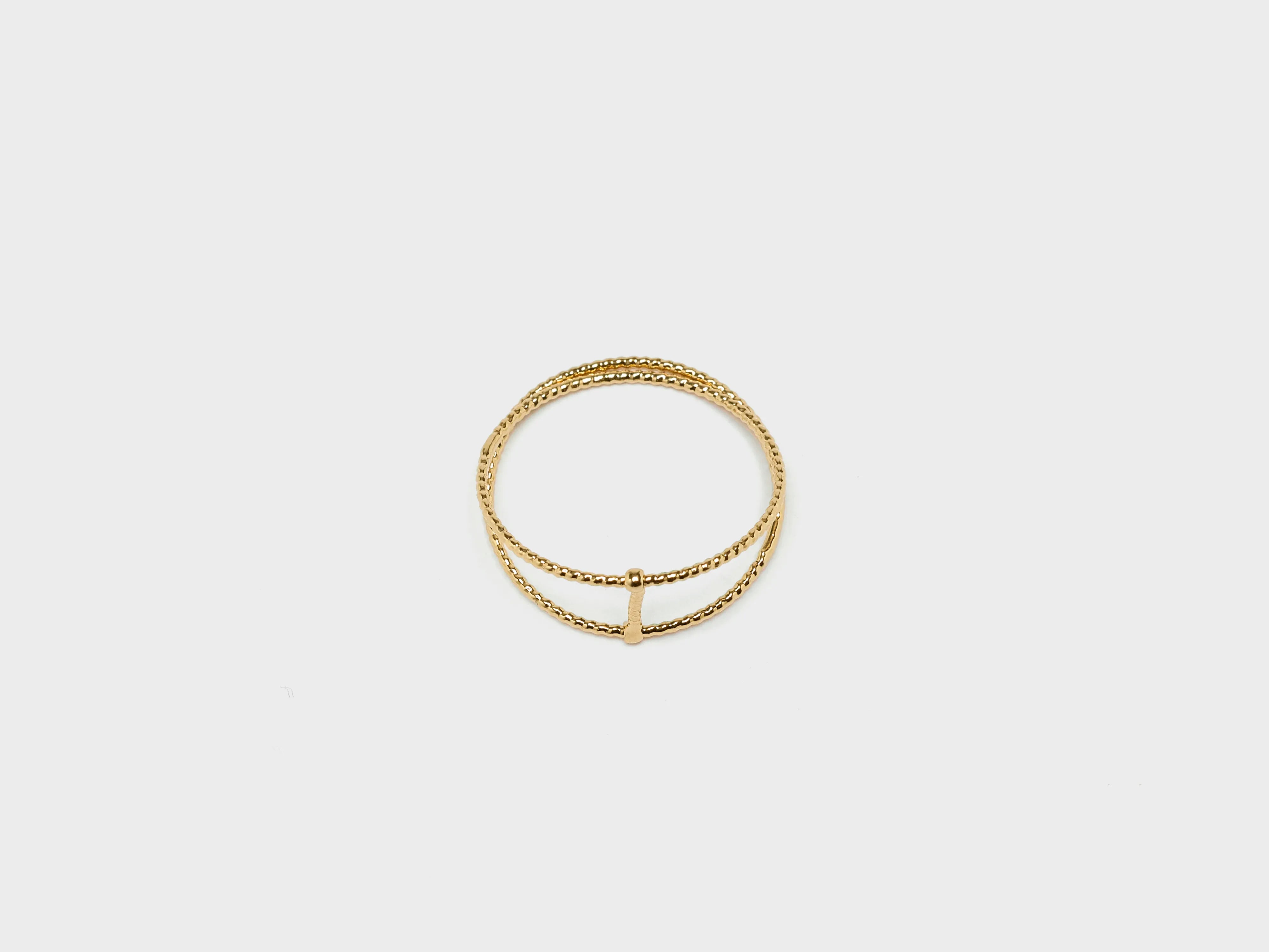 Ode Double Ring  (251 / W / GOLD)