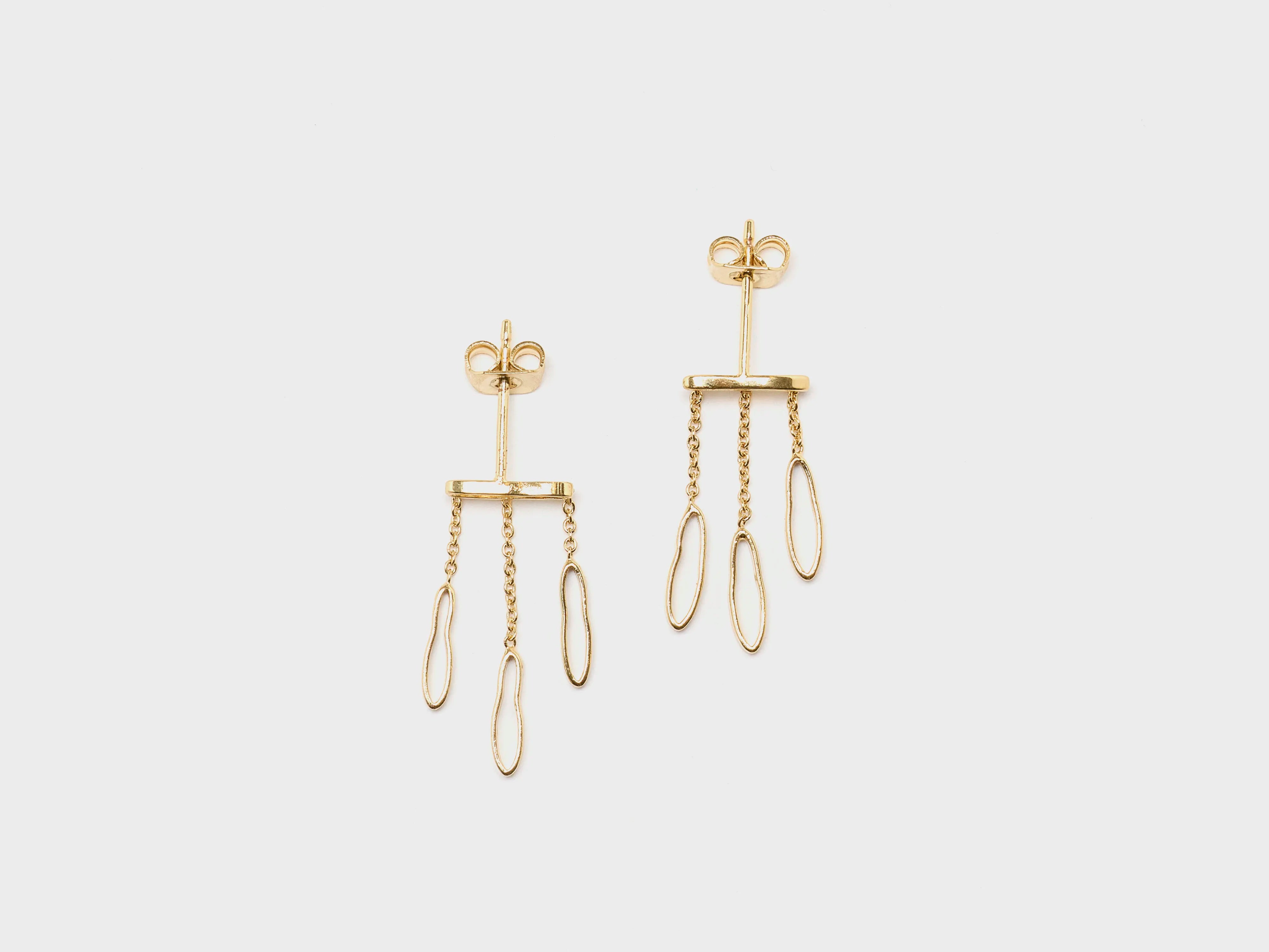 Songe Large Earrings  (252 / W / GOLD)