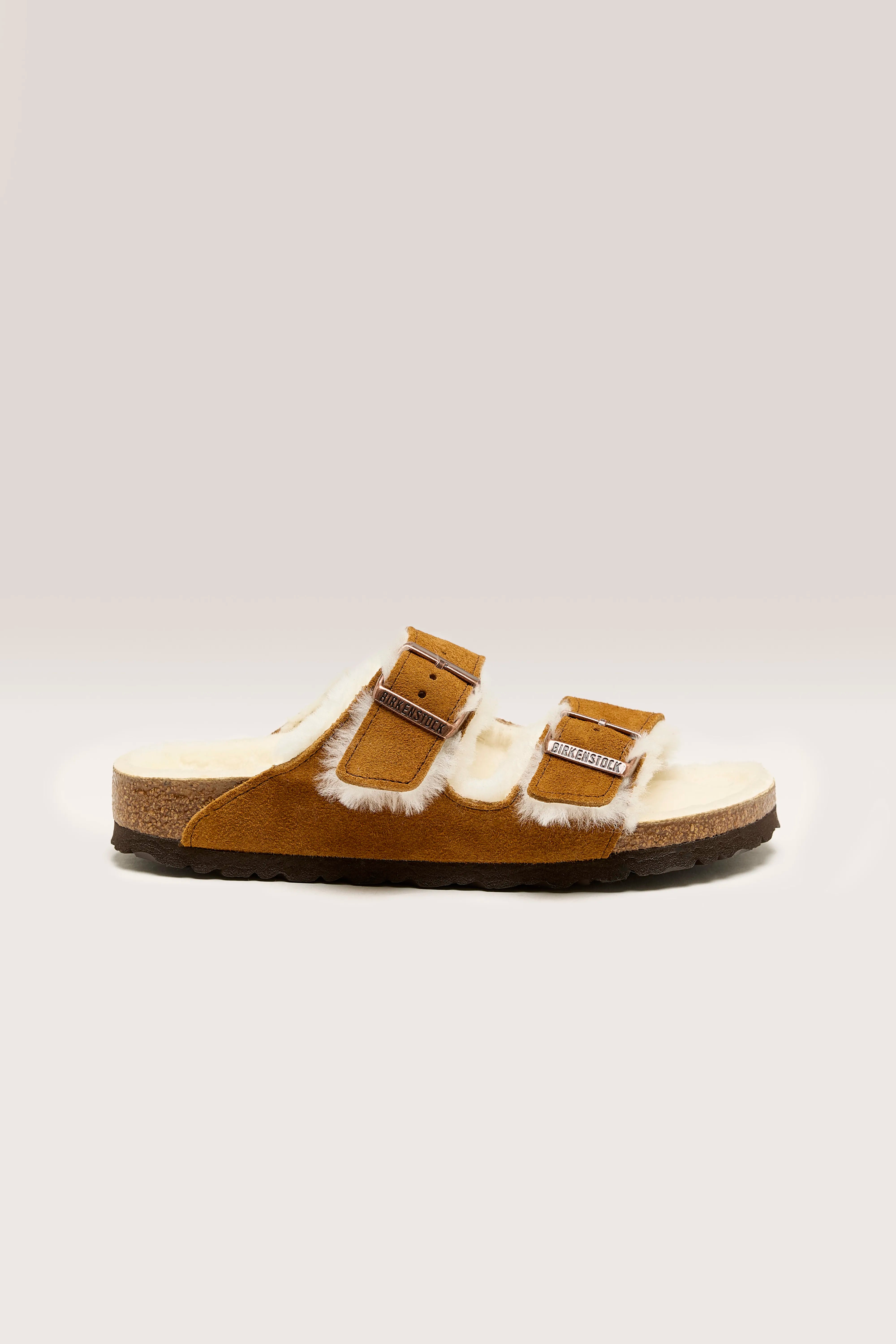 Arizona Shearling Sandals (242 / W / TAN)