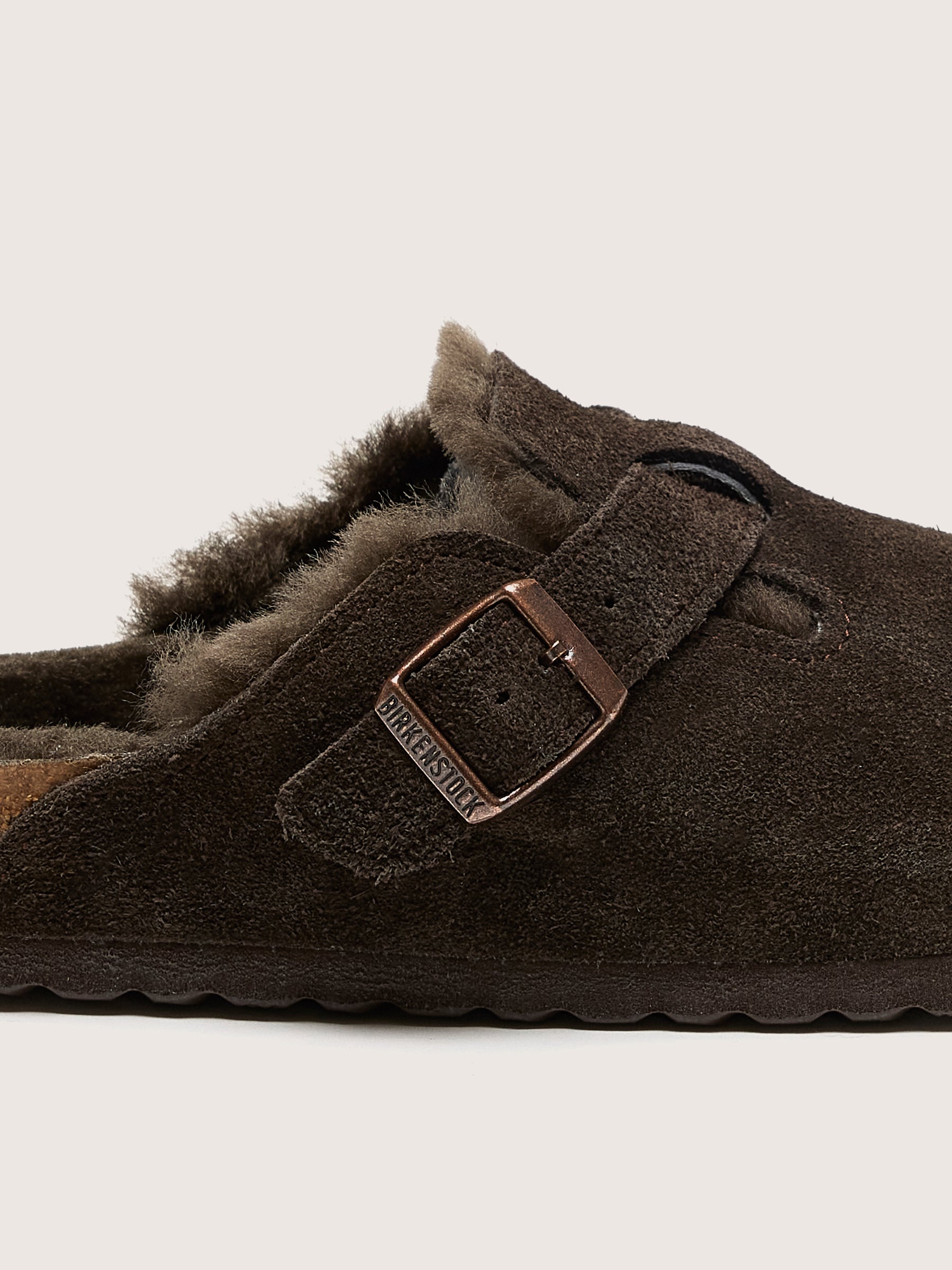 Sabots Boston Shearling pour Femmes (242 / W / DARK BROWN)