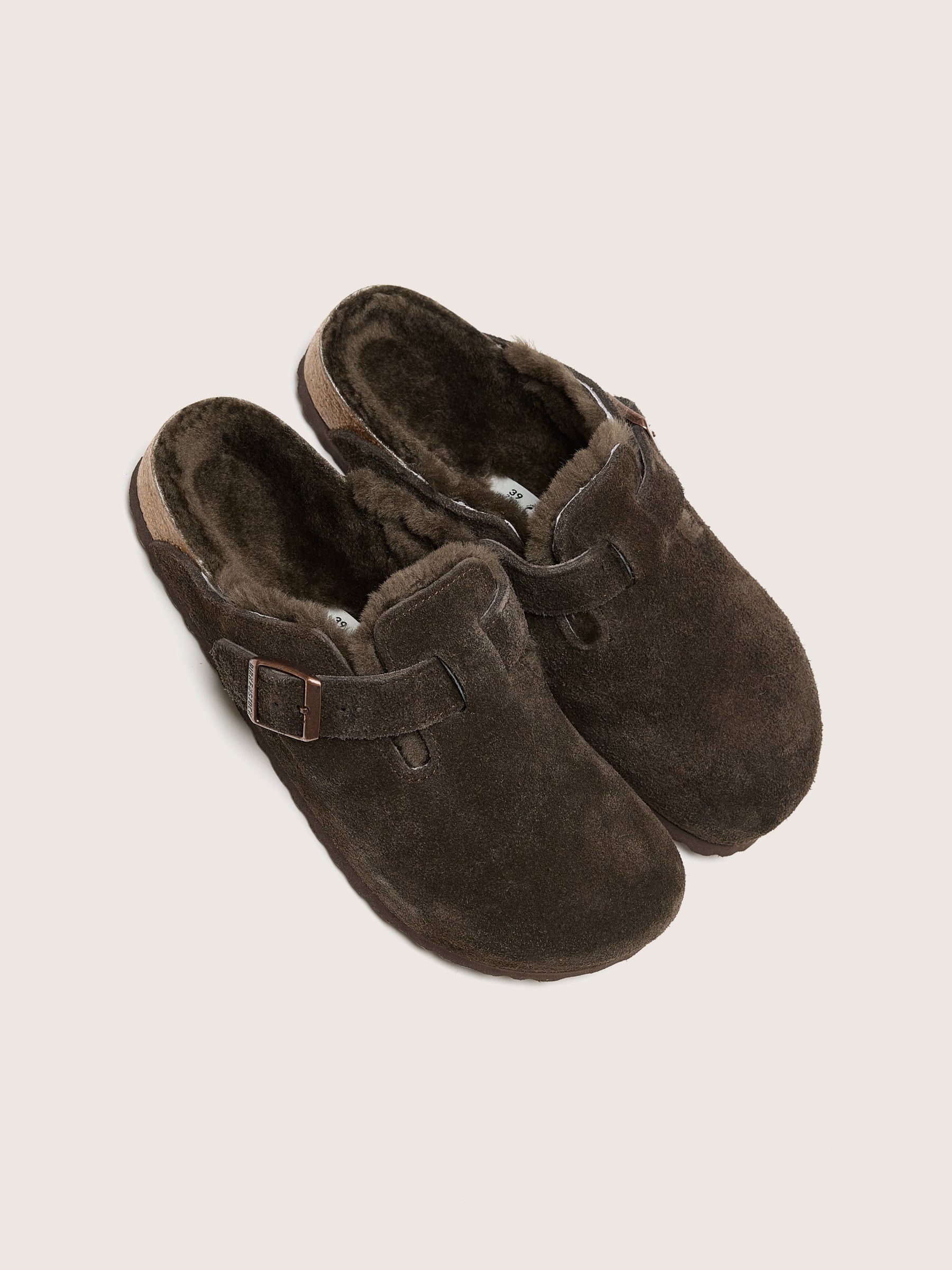 Sabots Boston Shearling pour Femmes (242 / W / DARK BROWN)