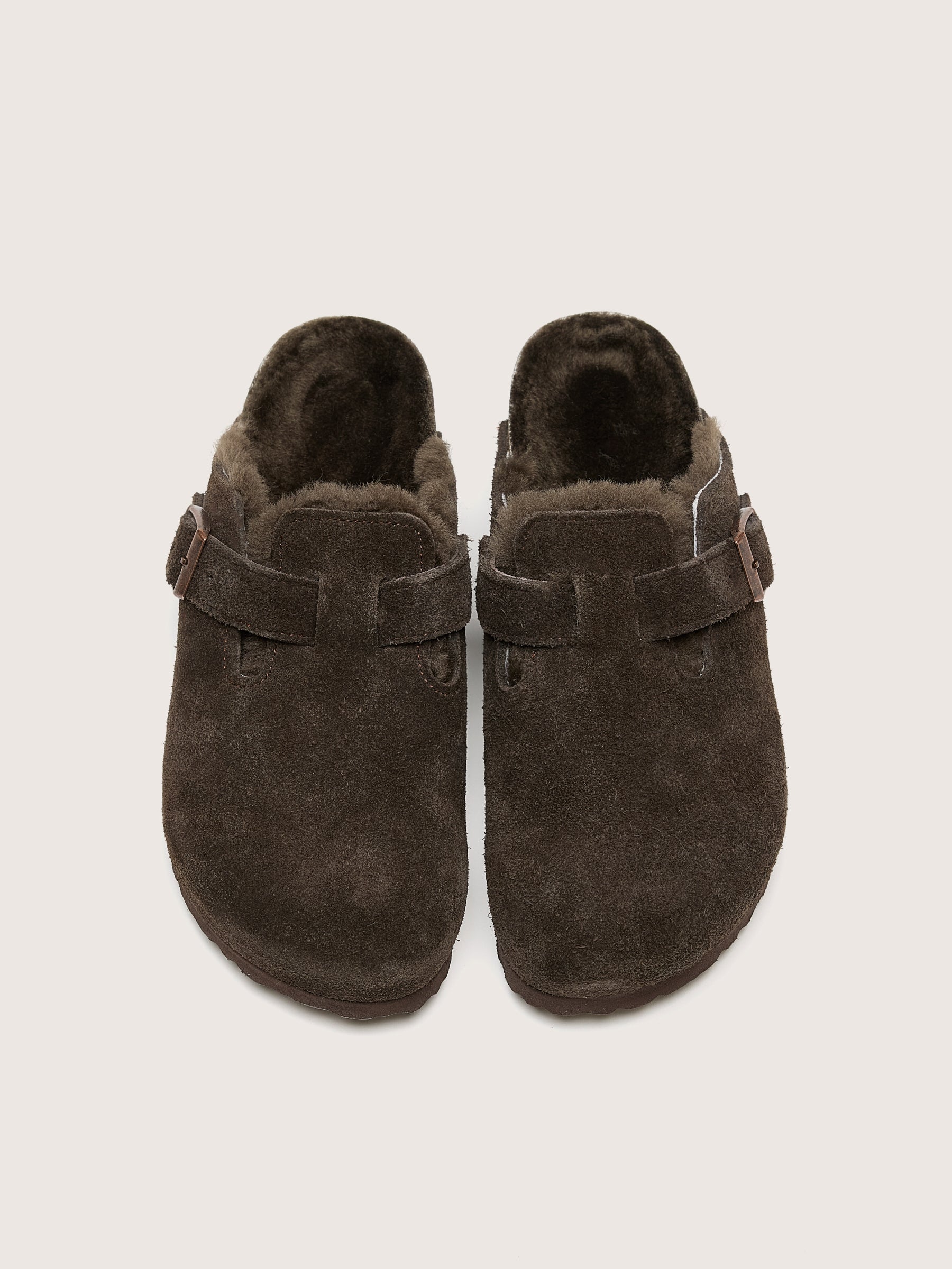 Sabots Boston Shearling pour Femmes (242 / W / DARK BROWN)