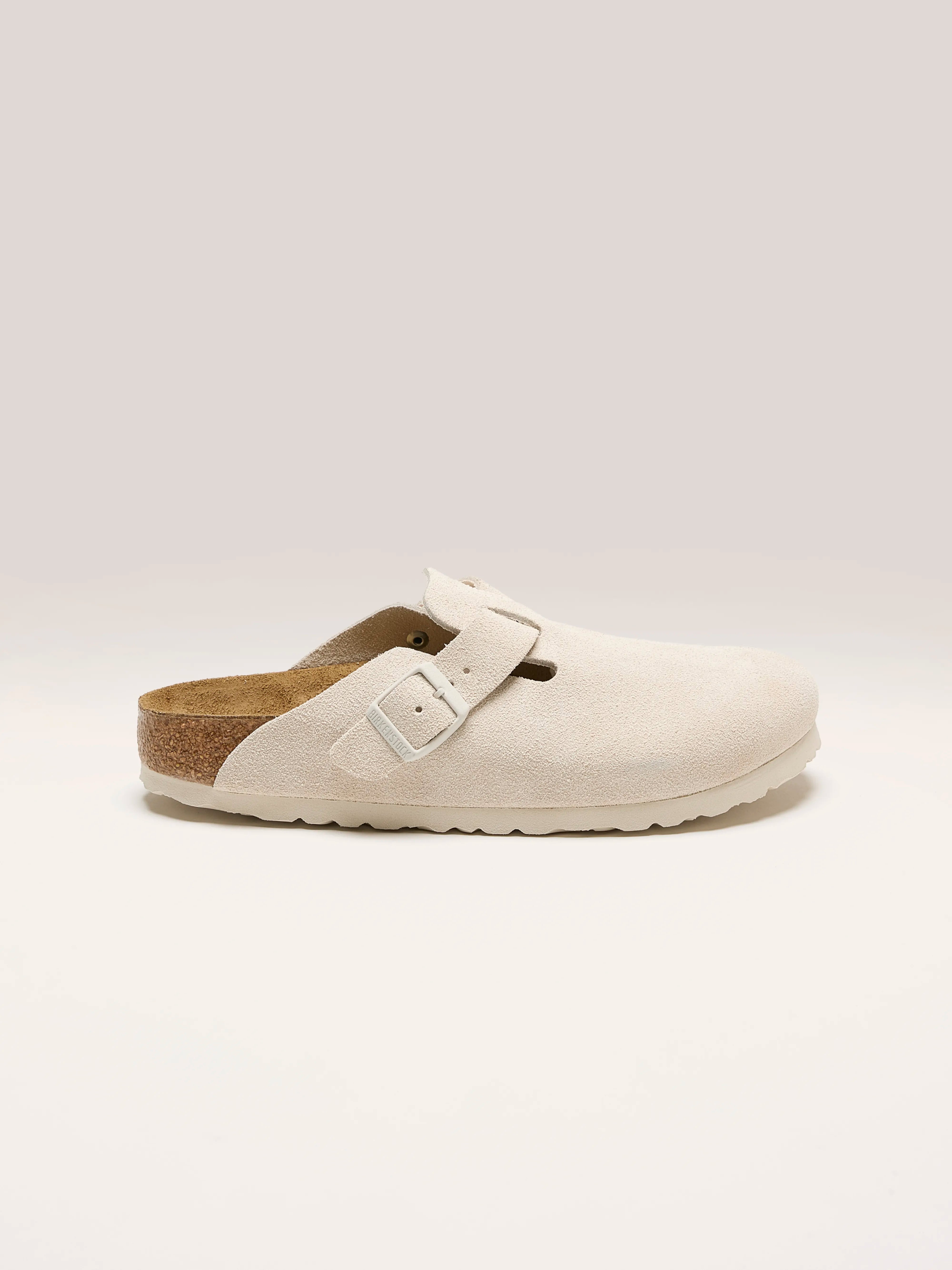 Boston Suede Leather for Women (242 / W / ANTIQUE WHITE)