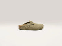 Sabots Boston Suede Leather Pour Femmes Pour Femme | Bellerose