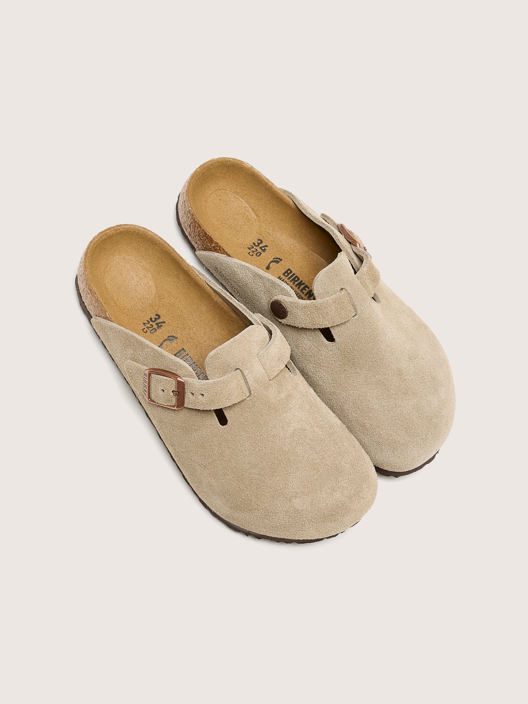 Boston Suede Leder voor Kinderen (242 / G / TAUPE)