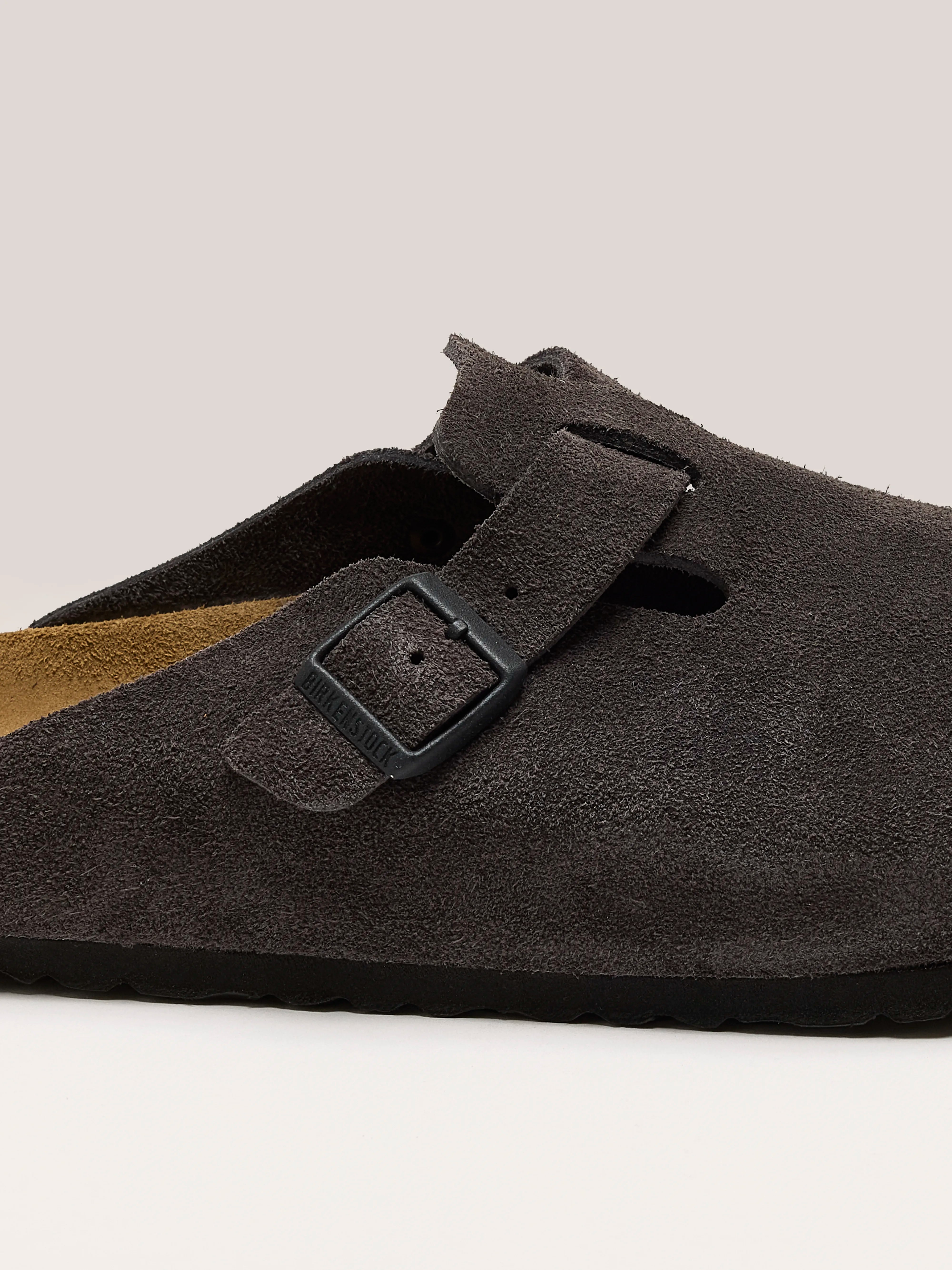 Birkenstock Boston Suede Leather Clogs Bellerose