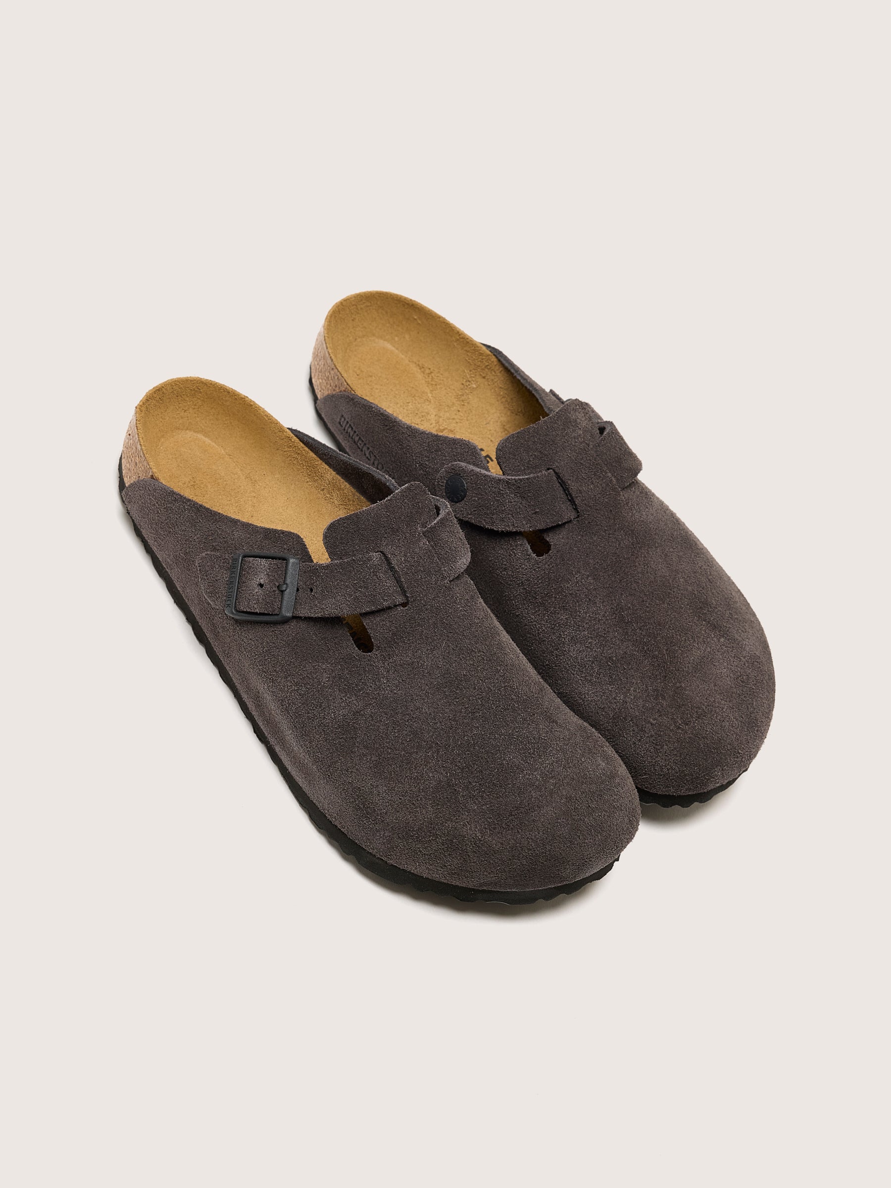 Boston Suede Leather for Men (242 / M / DARK GREY)