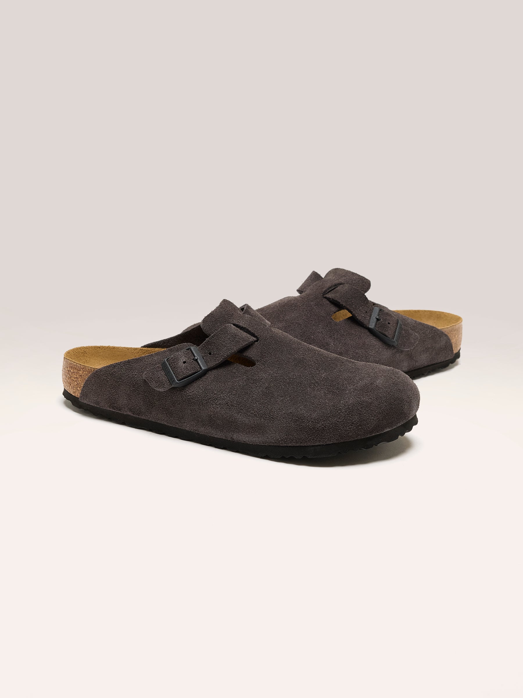 Boston Suede Leather for Men (242 / M / DARK GREY)