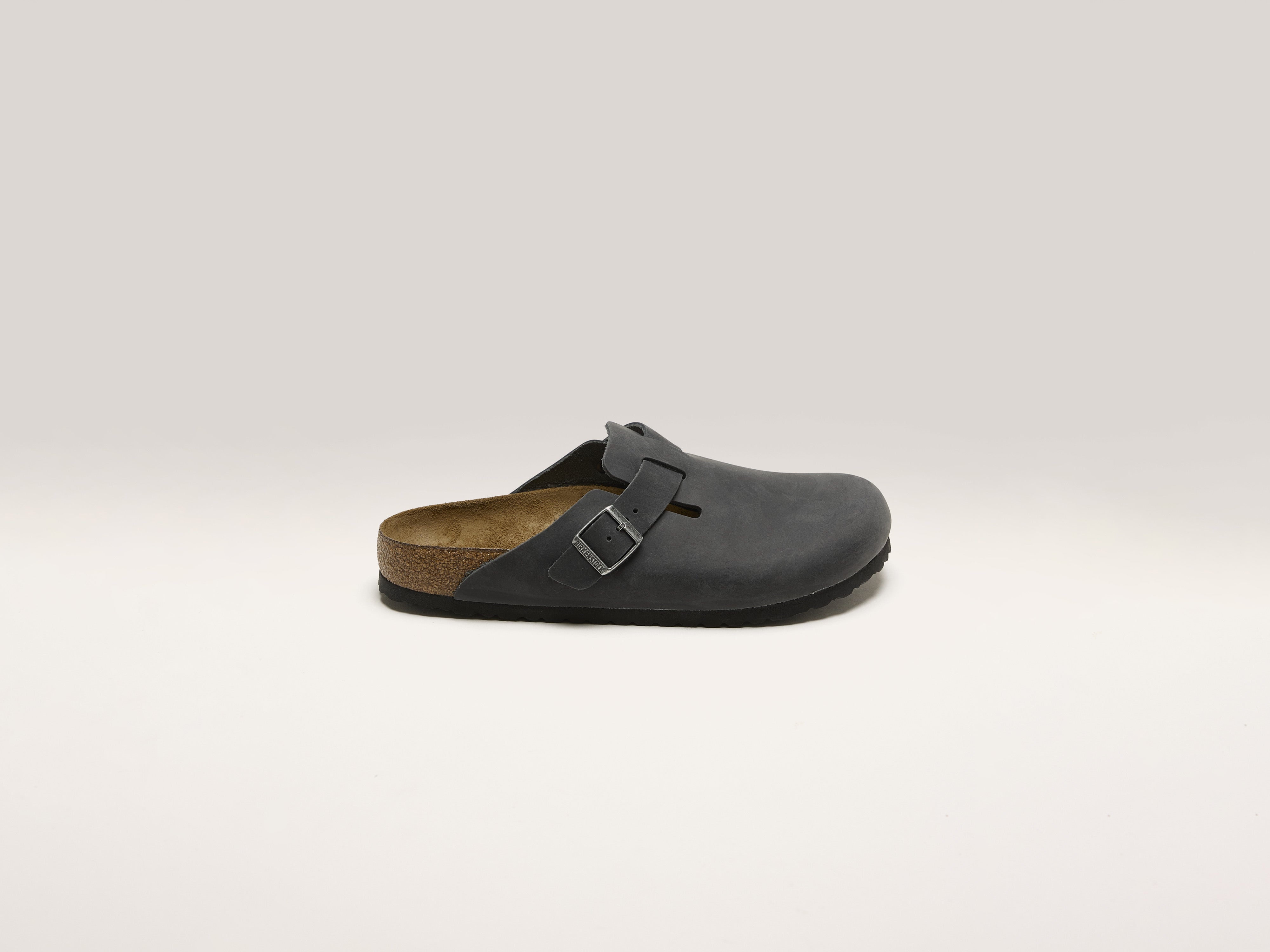 Boston Geolied Leder voor Mannen (242 / M / BLACK)