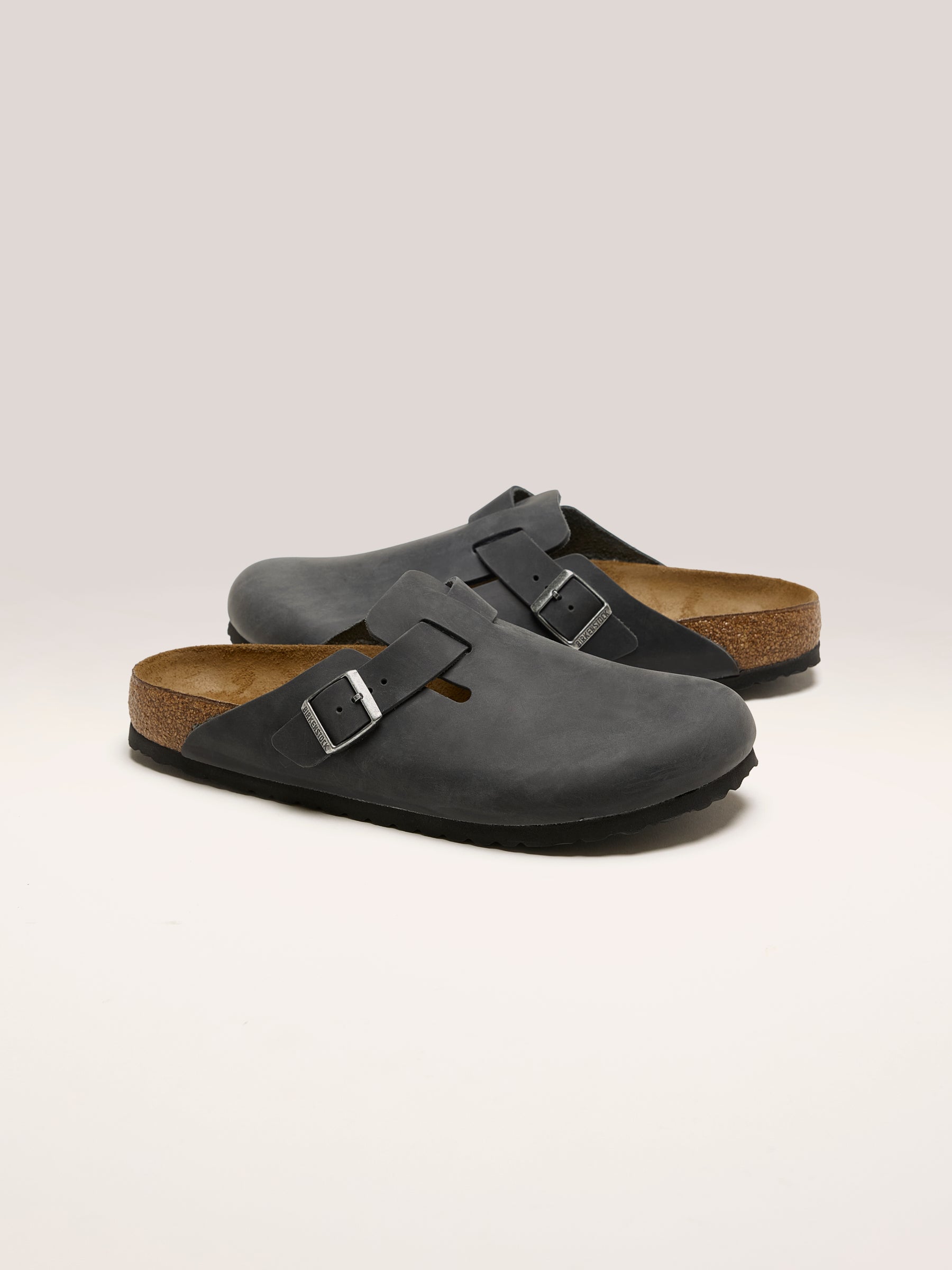 Boston Geolied Leder voor Mannen (242 / M / BLACK)