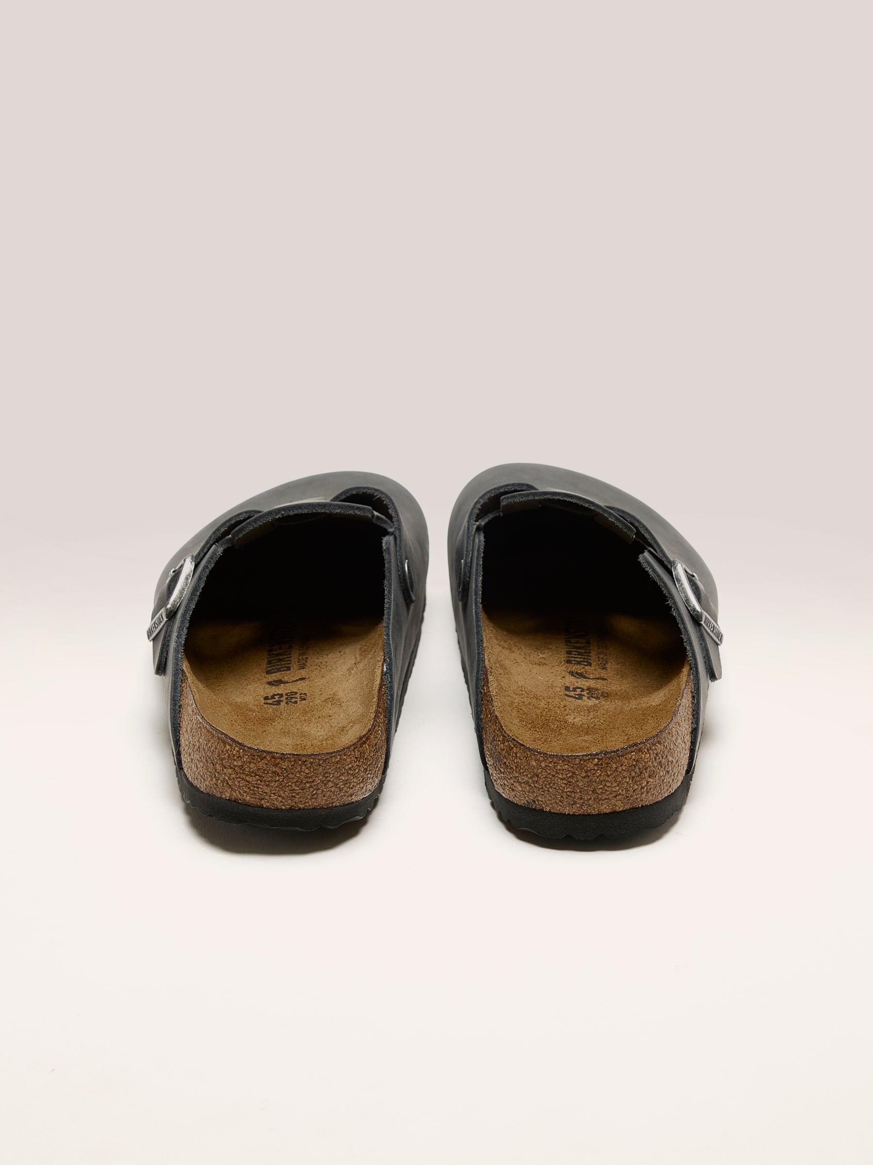 Boston Geolied Leder voor Mannen (242 / M / BLACK)