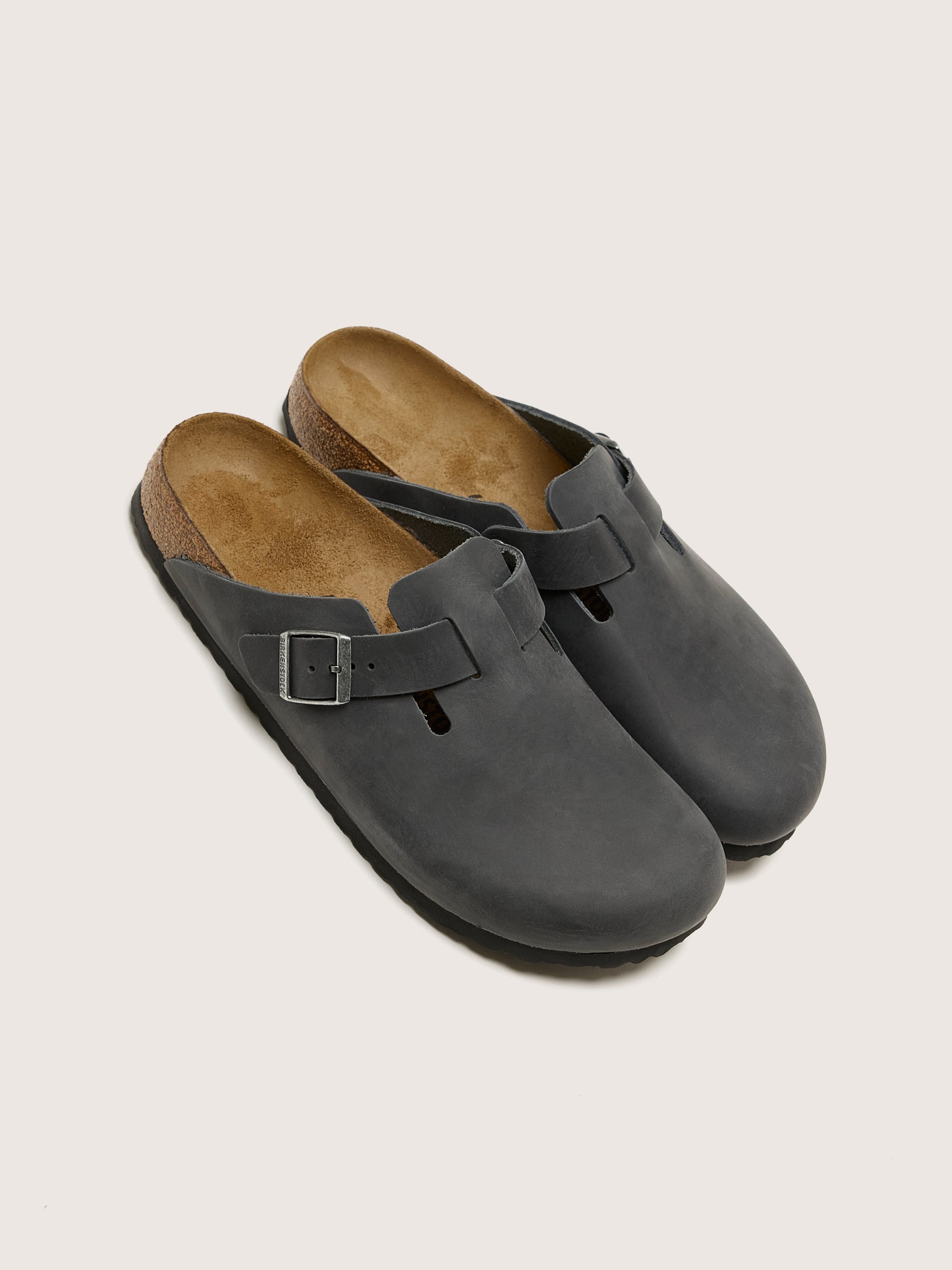 Boston Geolied Leder voor Mannen (242 / M / BLACK)