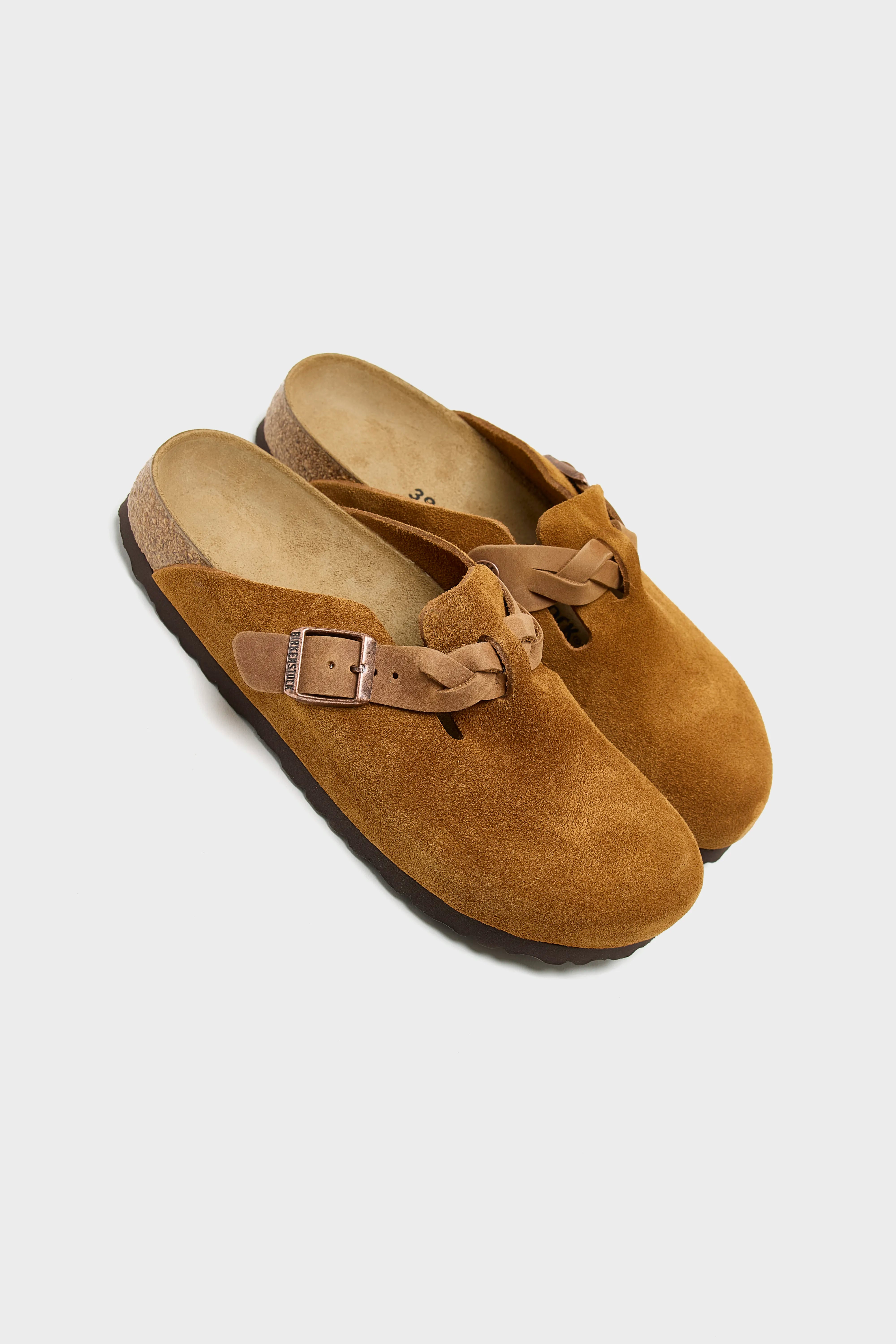 Boston Braided Suede voor Vrouwen  (251 / W / BROWN)