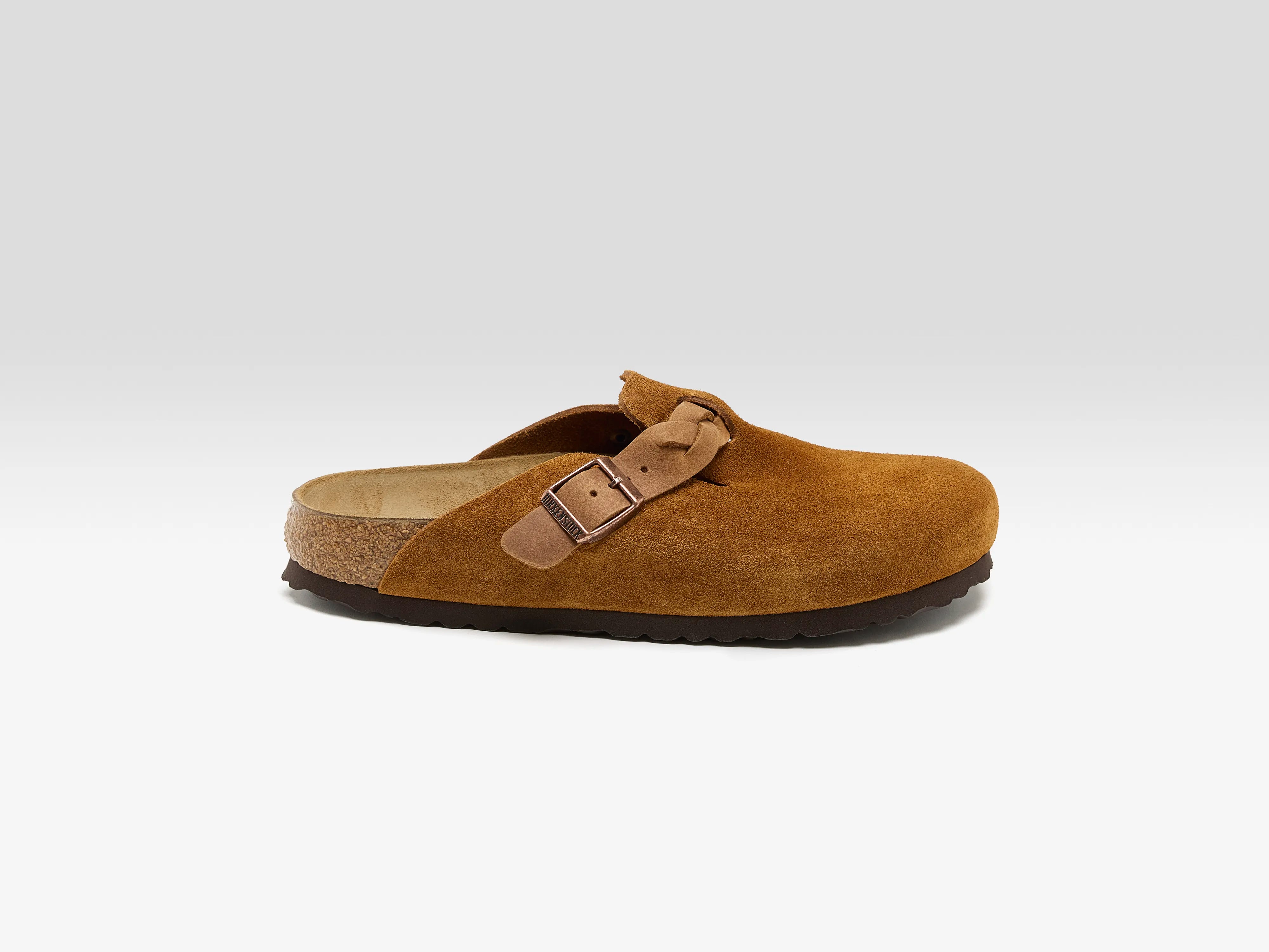 Boston Braided Suede voor Vrouwen  (251 / W / BROWN)