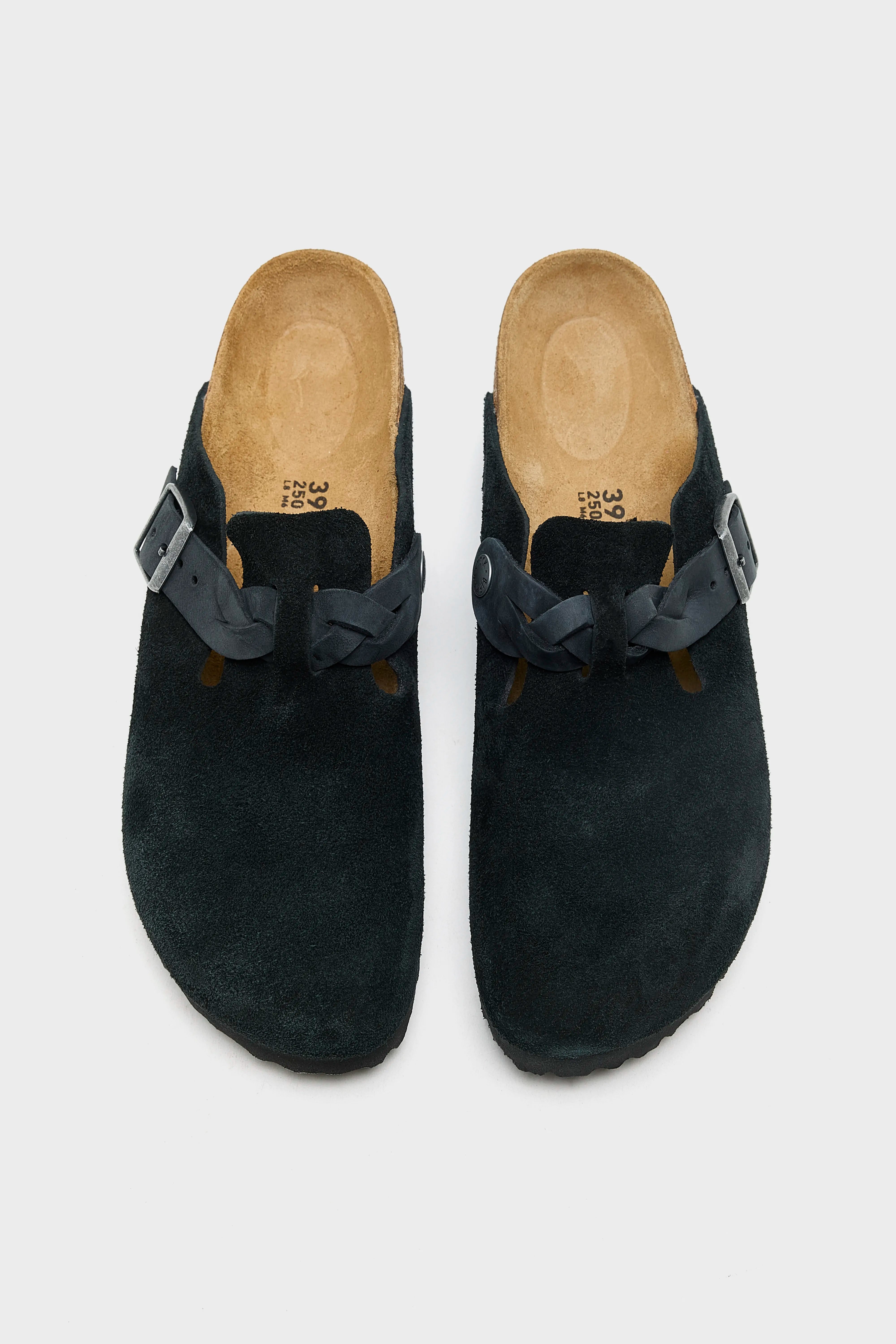 Boston Gevlochten Suède voor Dames (261 / W / BLACK)