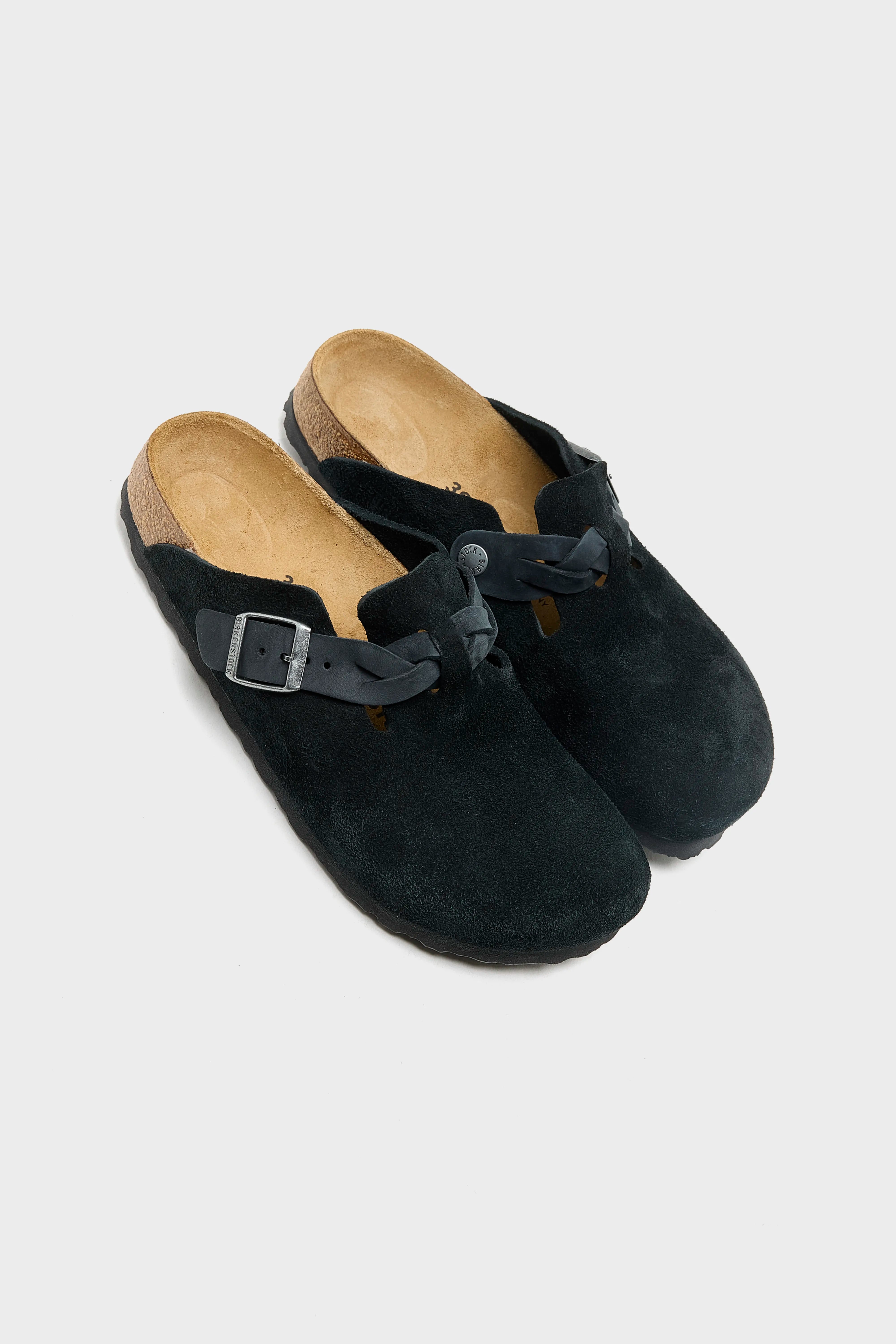 Boston Gevlochten Suède voor Dames (261 / W / BLACK)