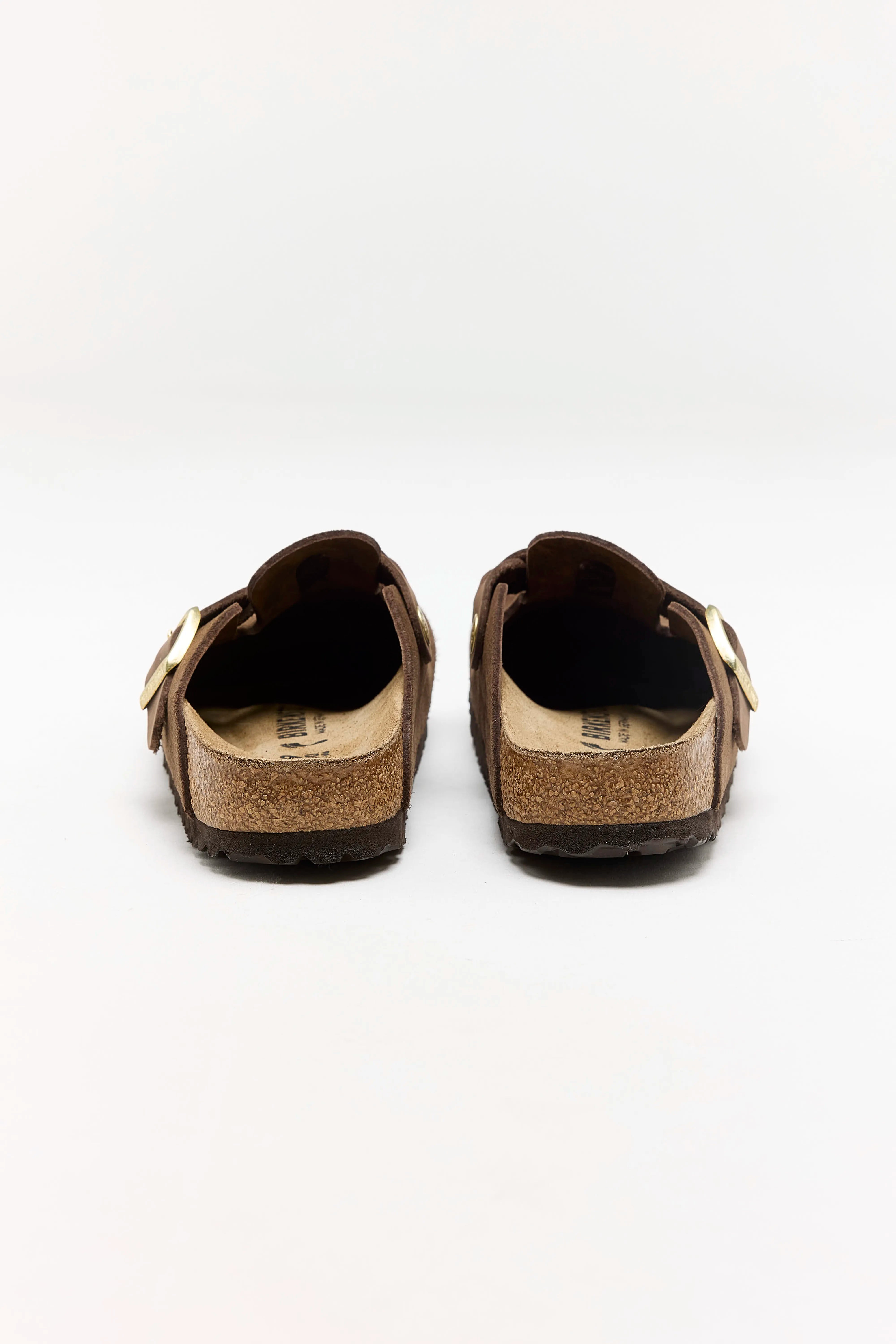 Boston Gevlochten Suède voor Dames (261 / W / DARK BROWN)