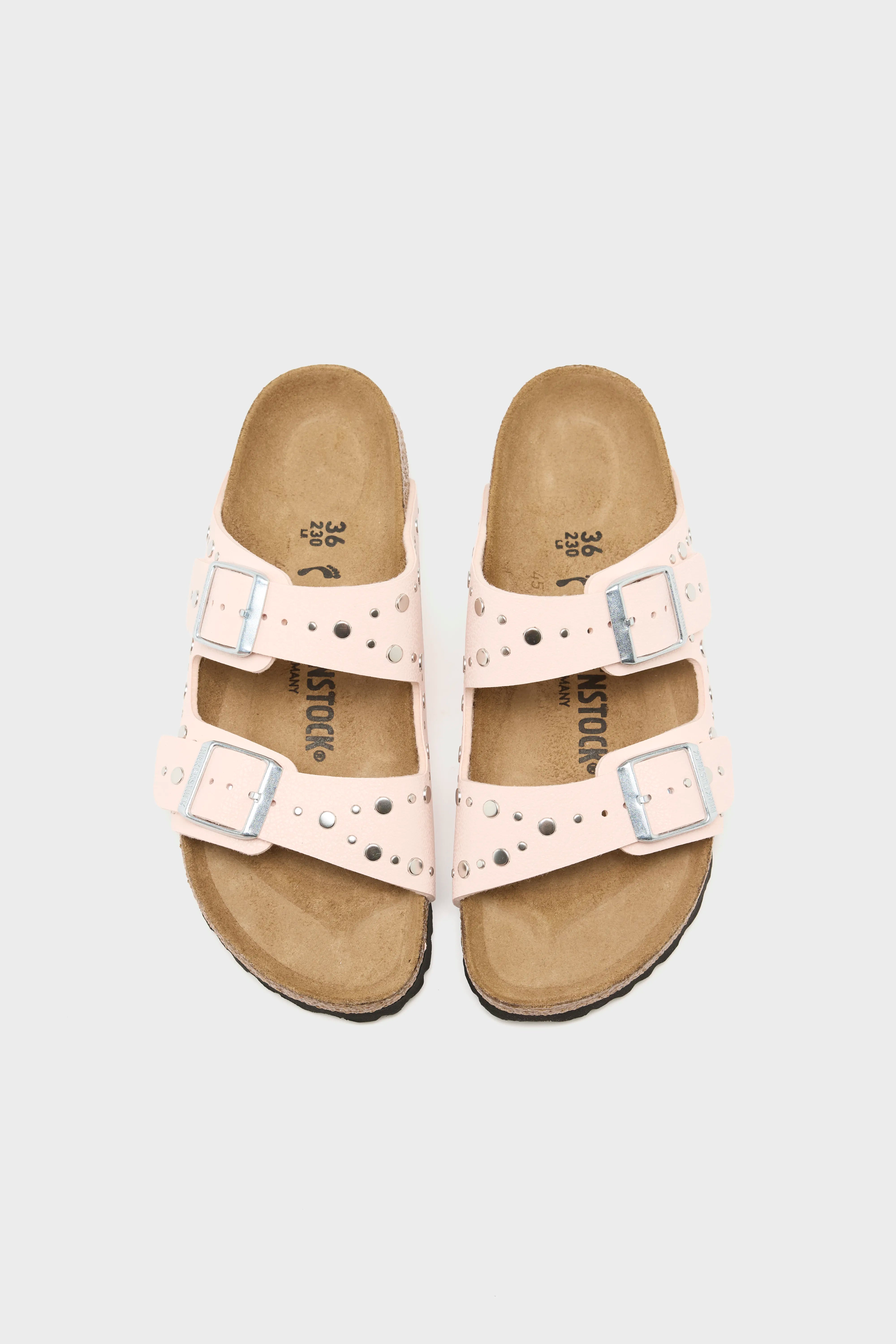 Arizona Birko-Flor met Klinknagels voor Kinderen (262 / G / LIGHT ROSE)