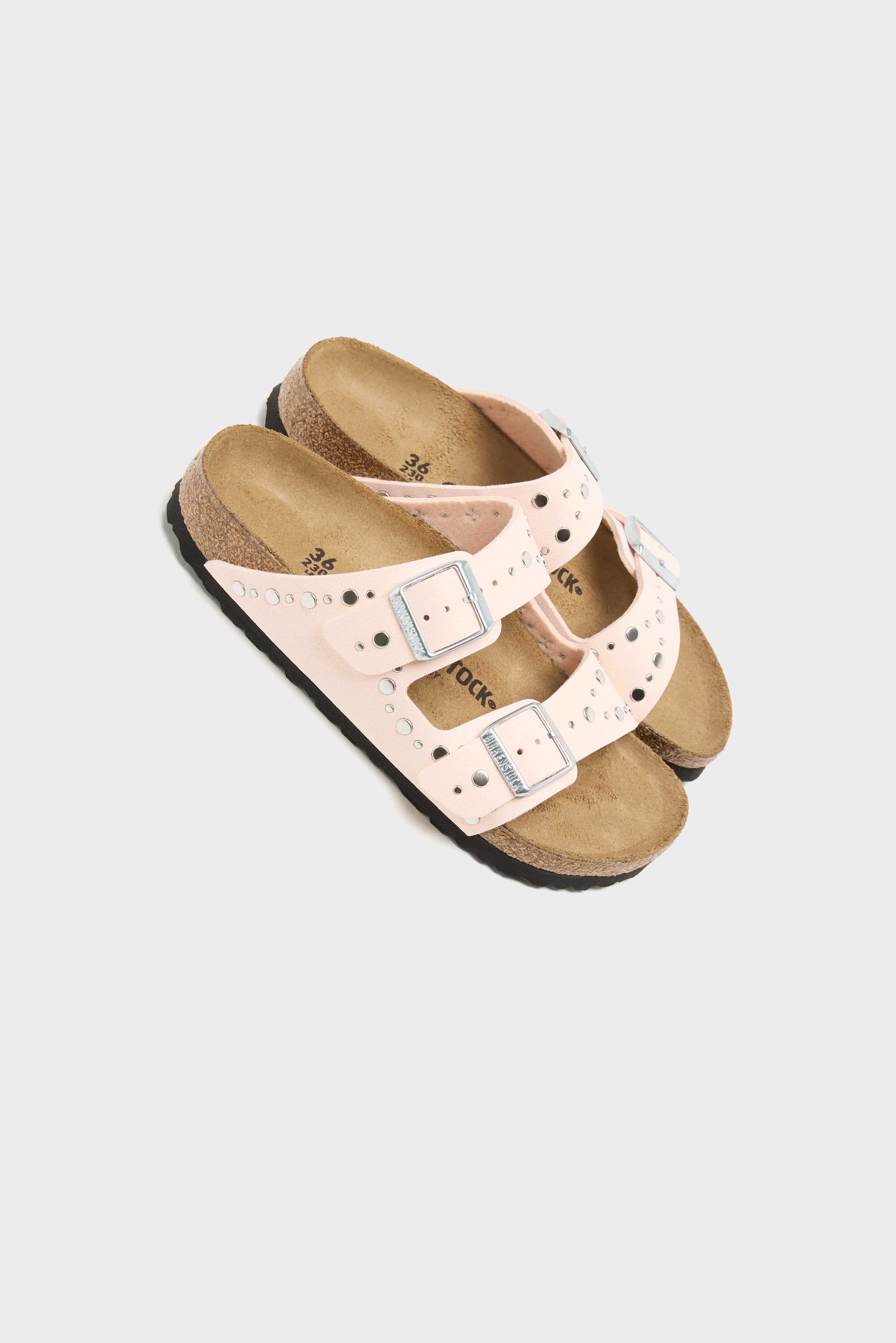 Arizona Birko-Flor met Klinknagels voor Kinderen (262 / G / LIGHT ROSE)