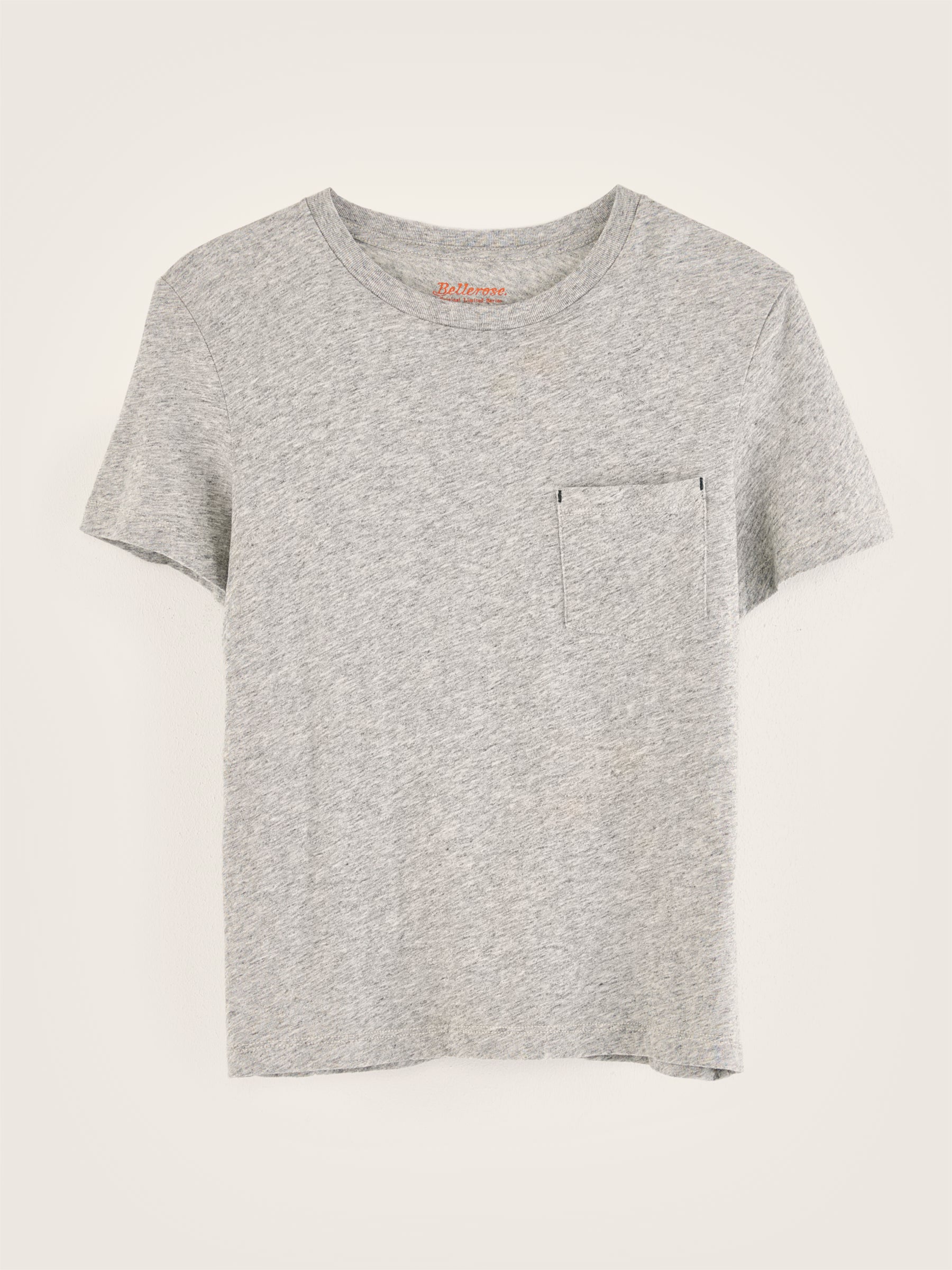 Aldo Short-sleeve T-shirt - Heather grey For Boys | Bellerose