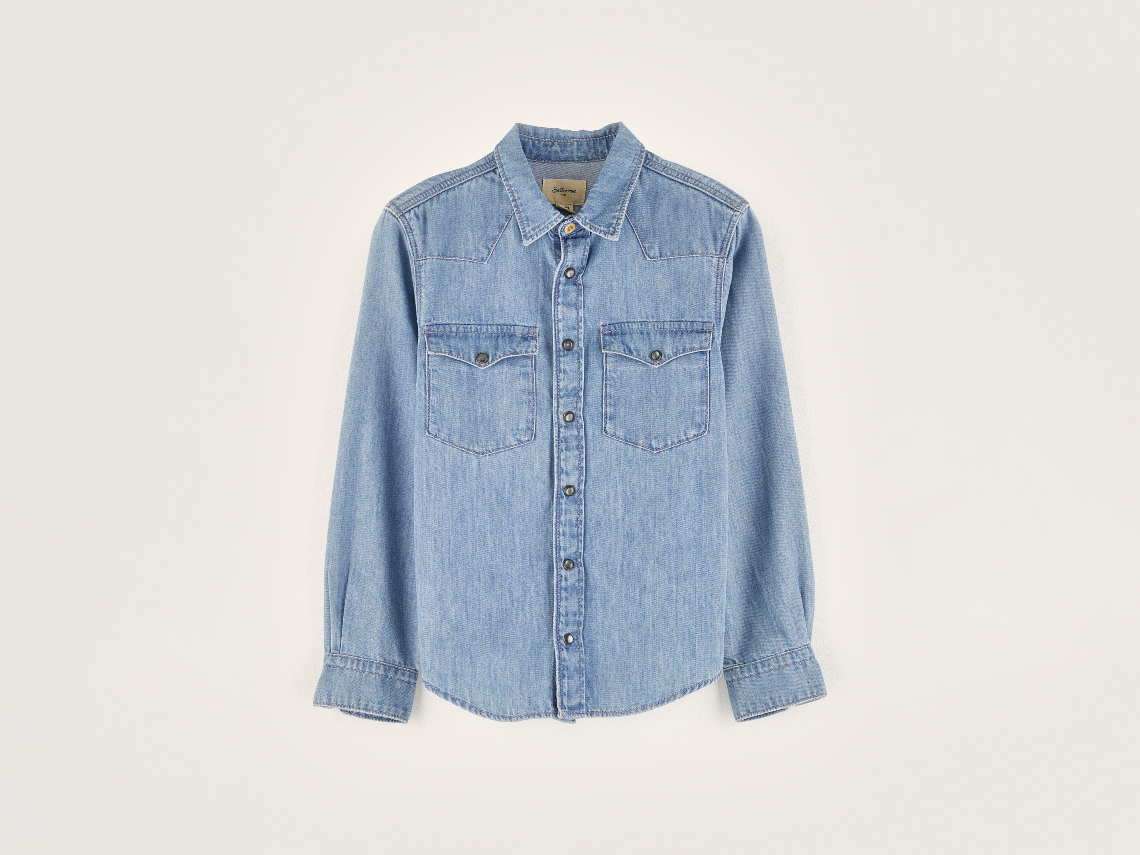 Peio denim shirt   (242 / B / BLEACH)