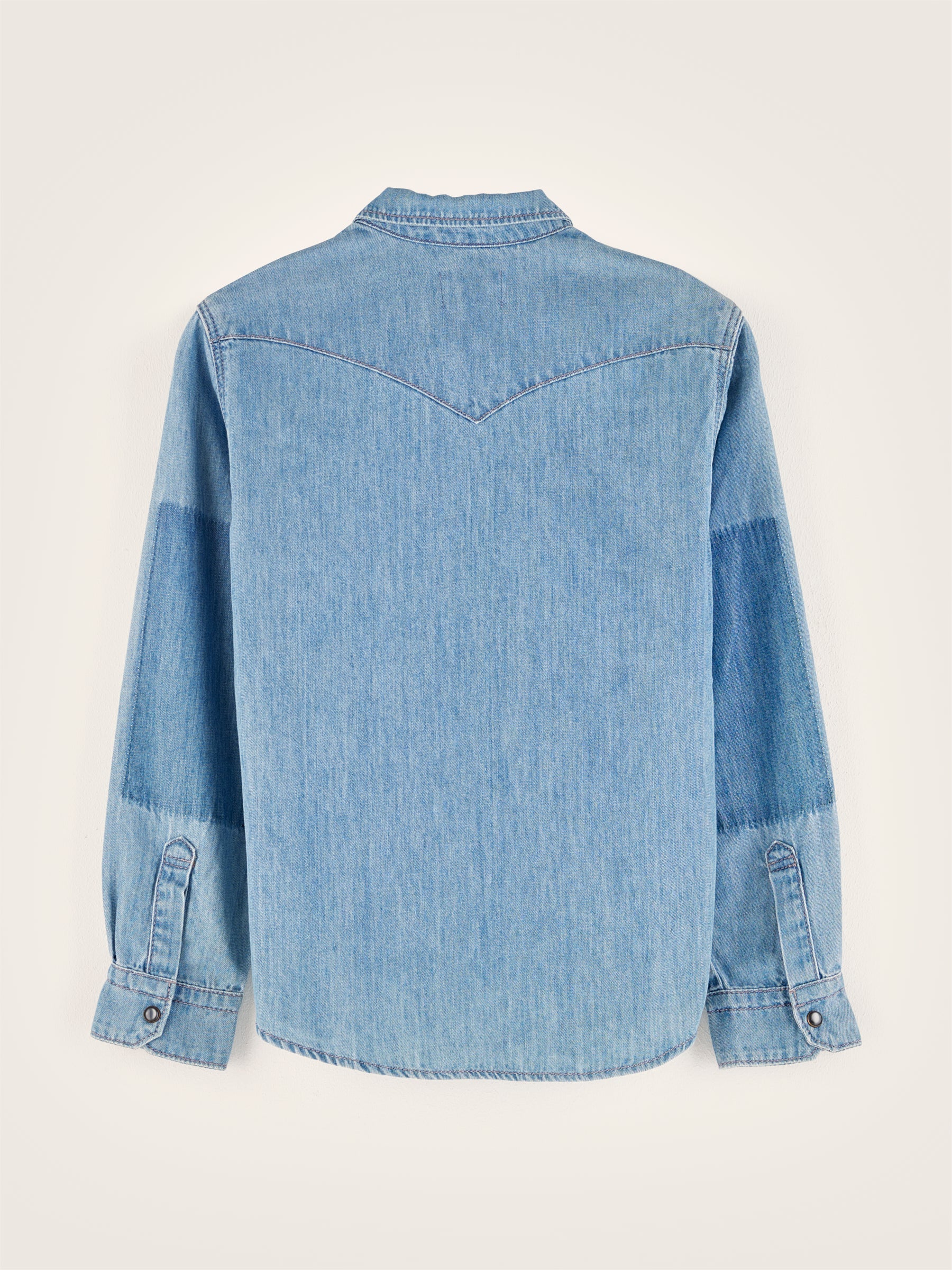 Peio Denim Hemd - Bleach Voor Jongens | Bellerose