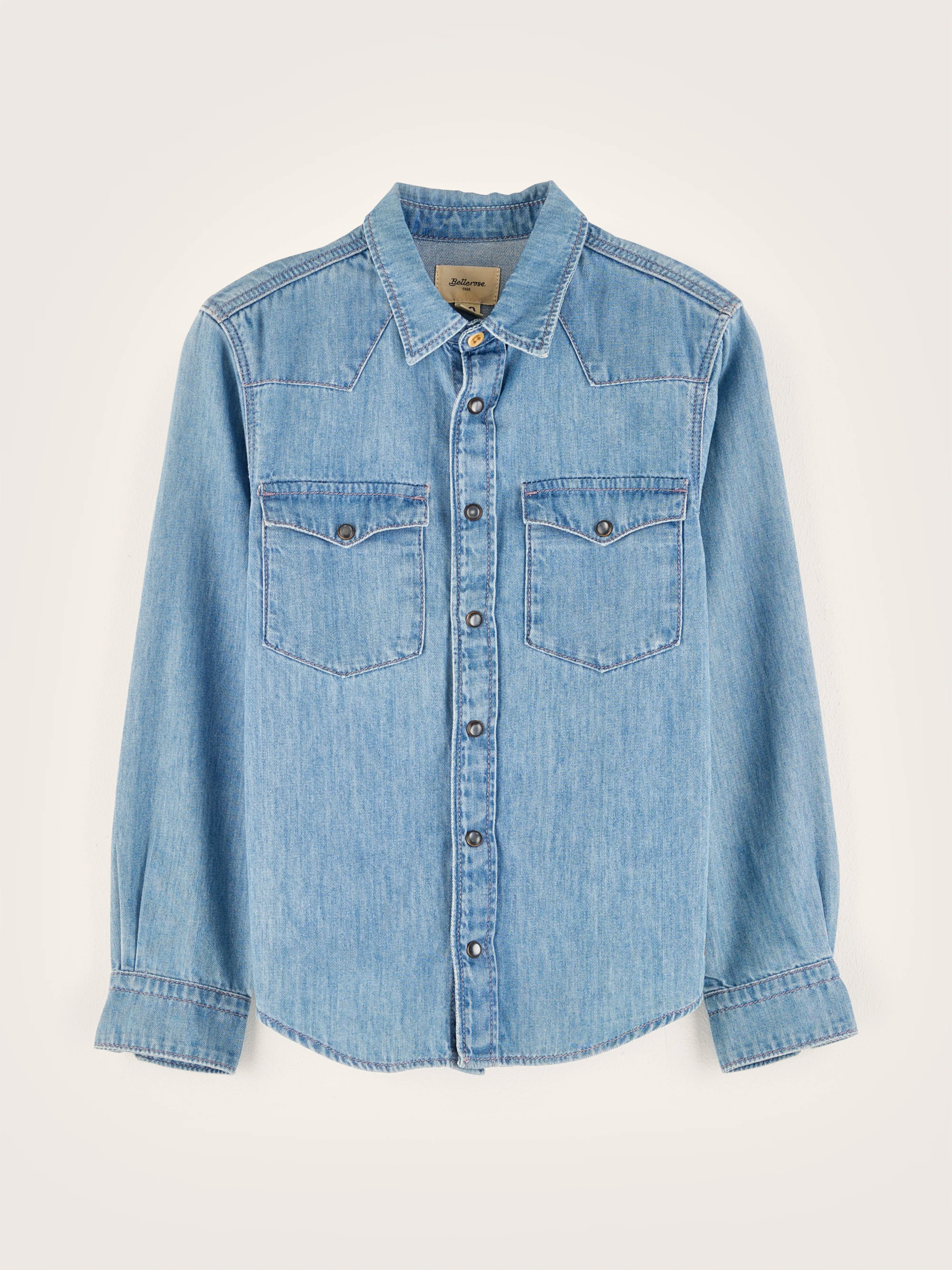 Peio Denim Shirt - Bleach For Boys | Bellerose