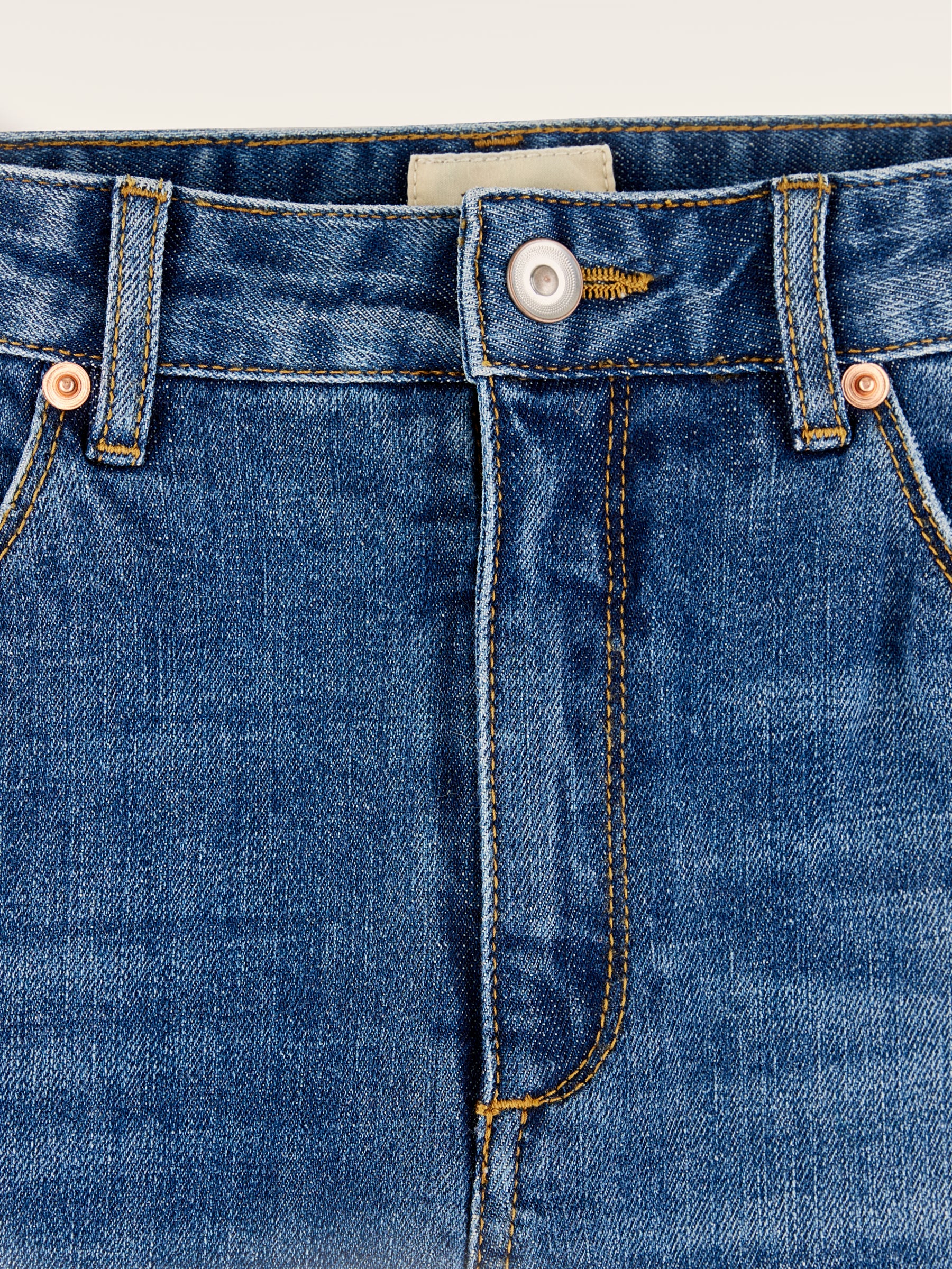 Pinata Straight Jeans - Vintage medium blue For Girls | Bellerose