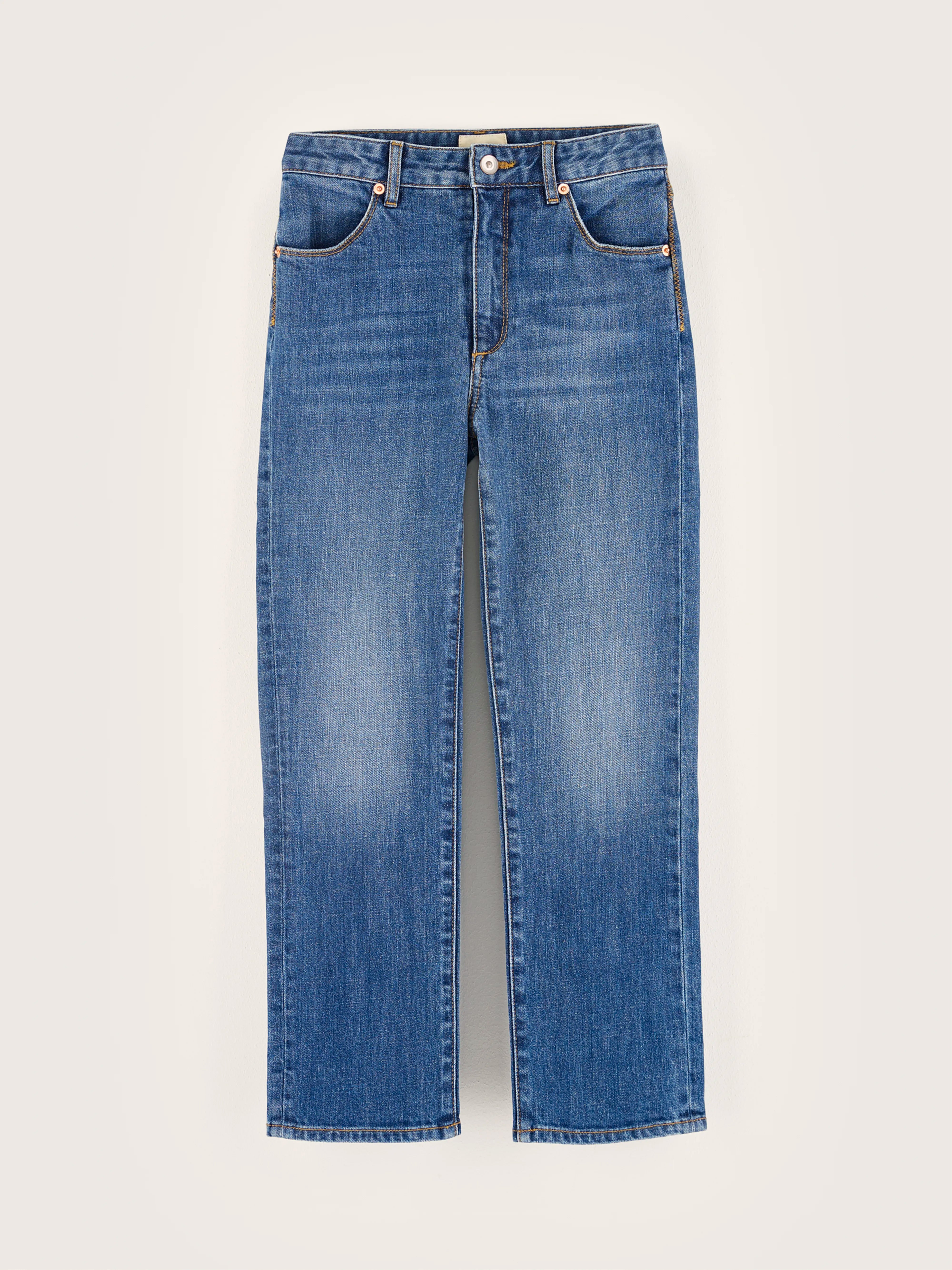 Pinata Straight Jeans - Vintage medium blue For Girls | Bellerose