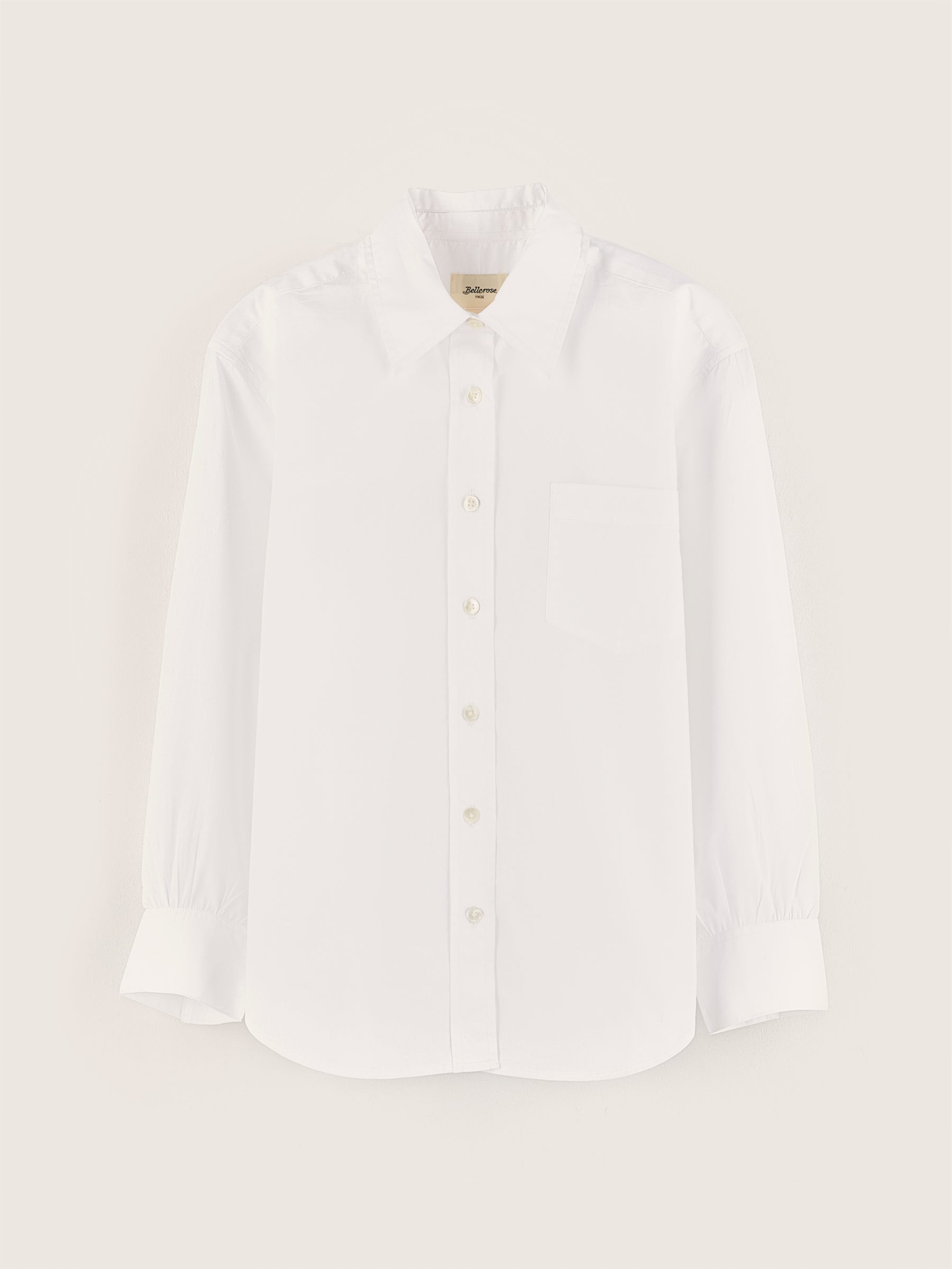 Ironie Straight Shirt - White For Girls | Bellerose