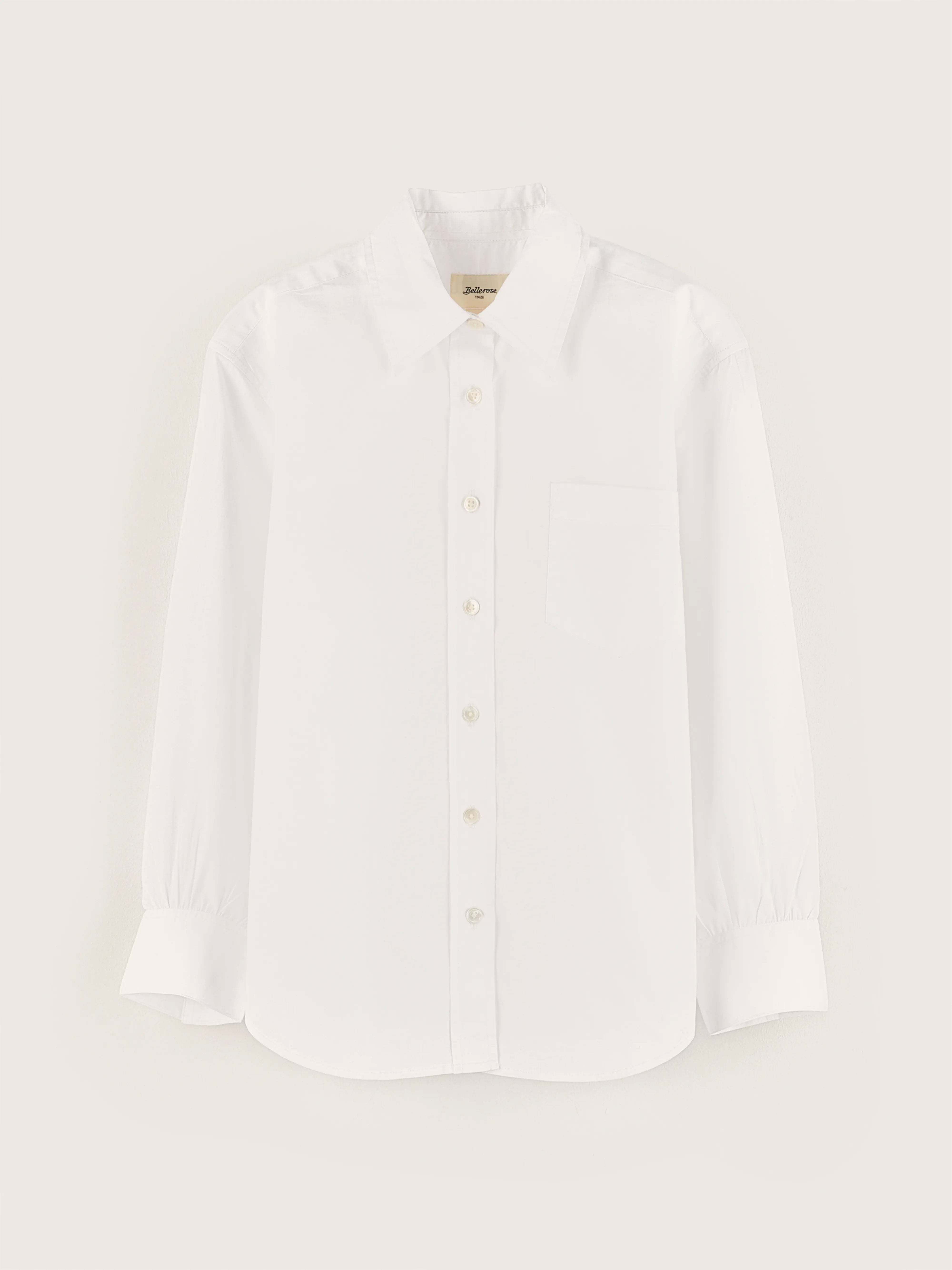 Ironie Straight Shirt - White For Girls | Bellerose