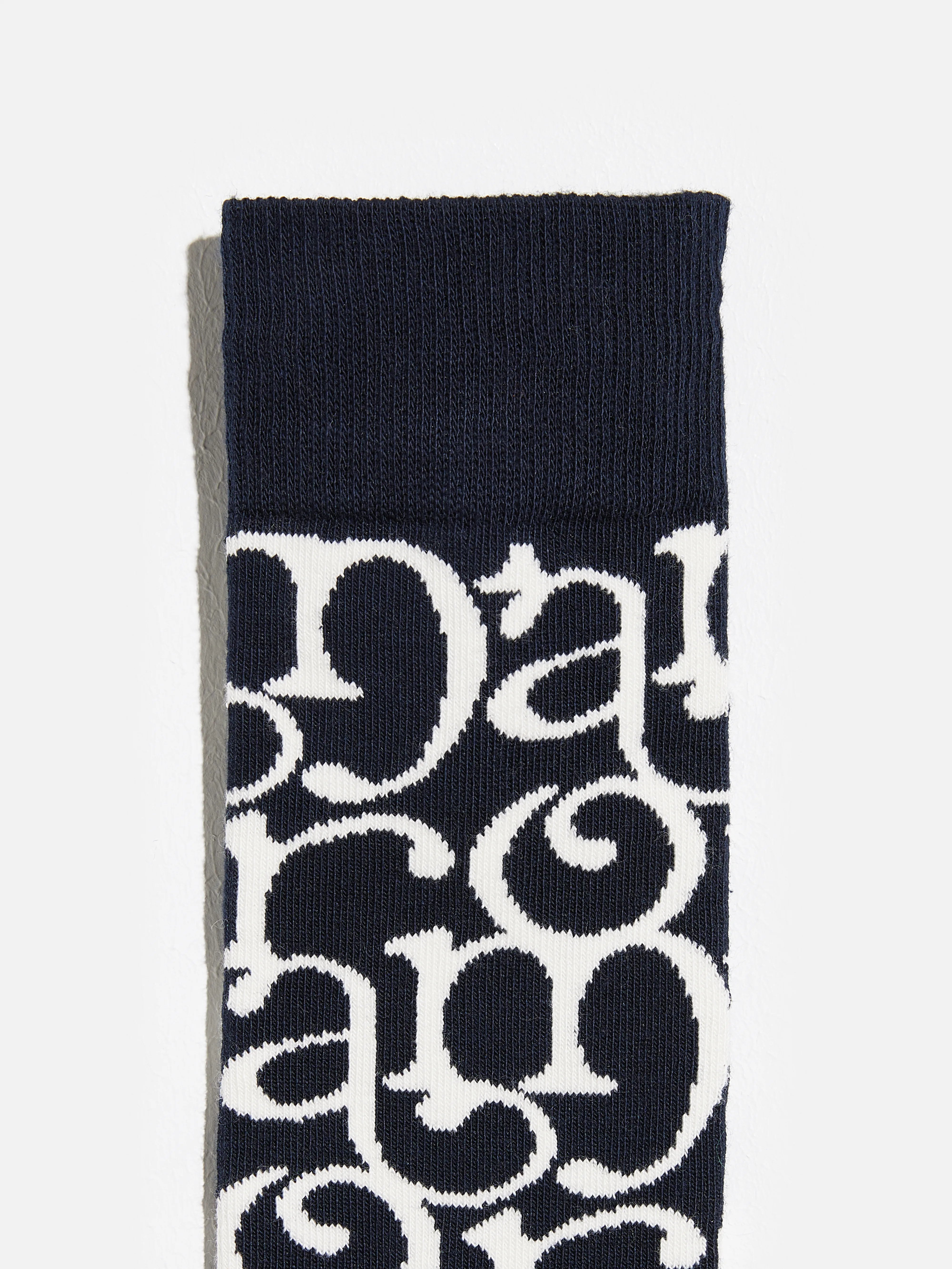 Chaussettes Bylly - Ecru / Navy Pour Fille | Bellerose