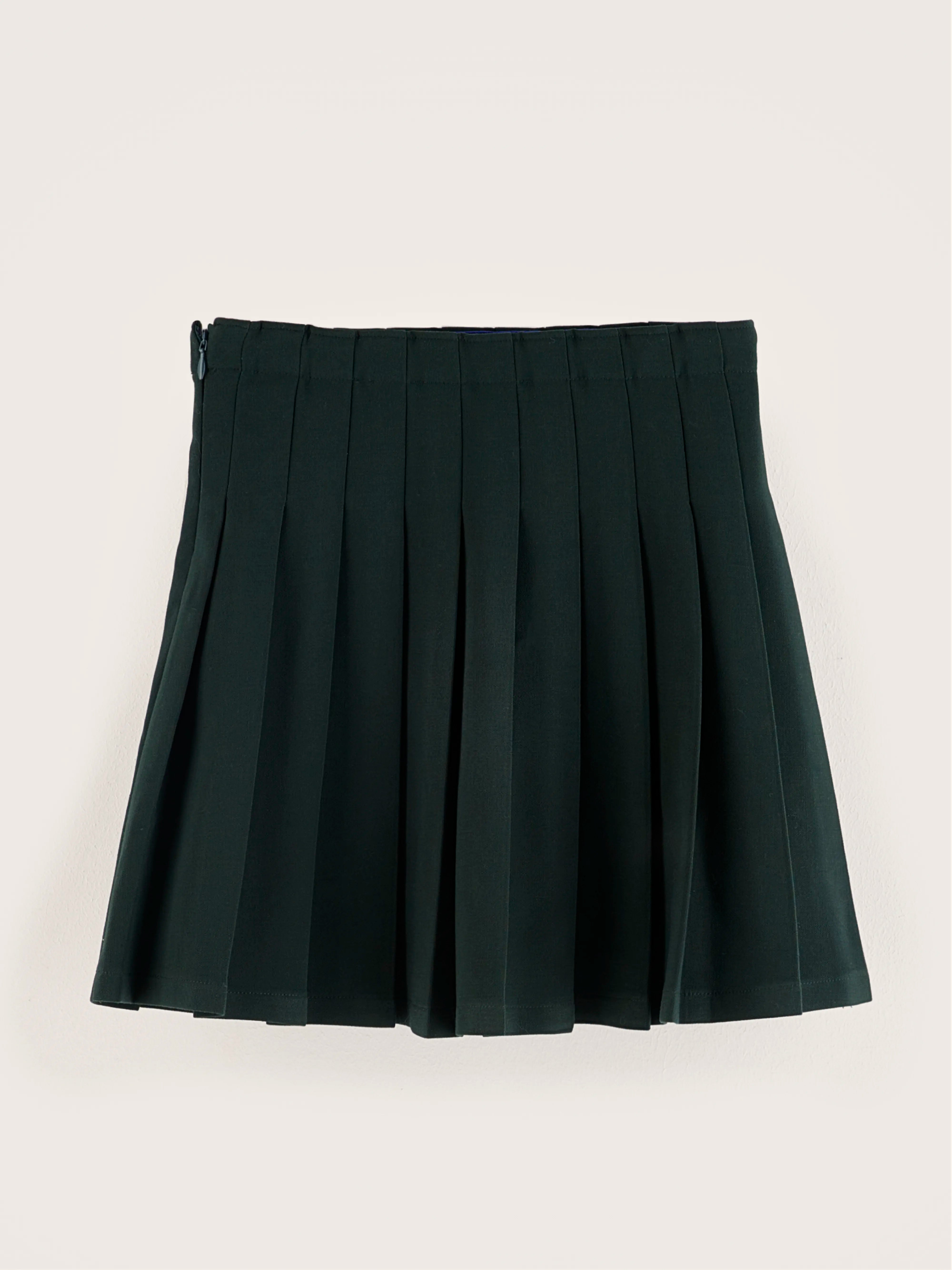 Asra pleated mini skirt (242 / G / FOREST)