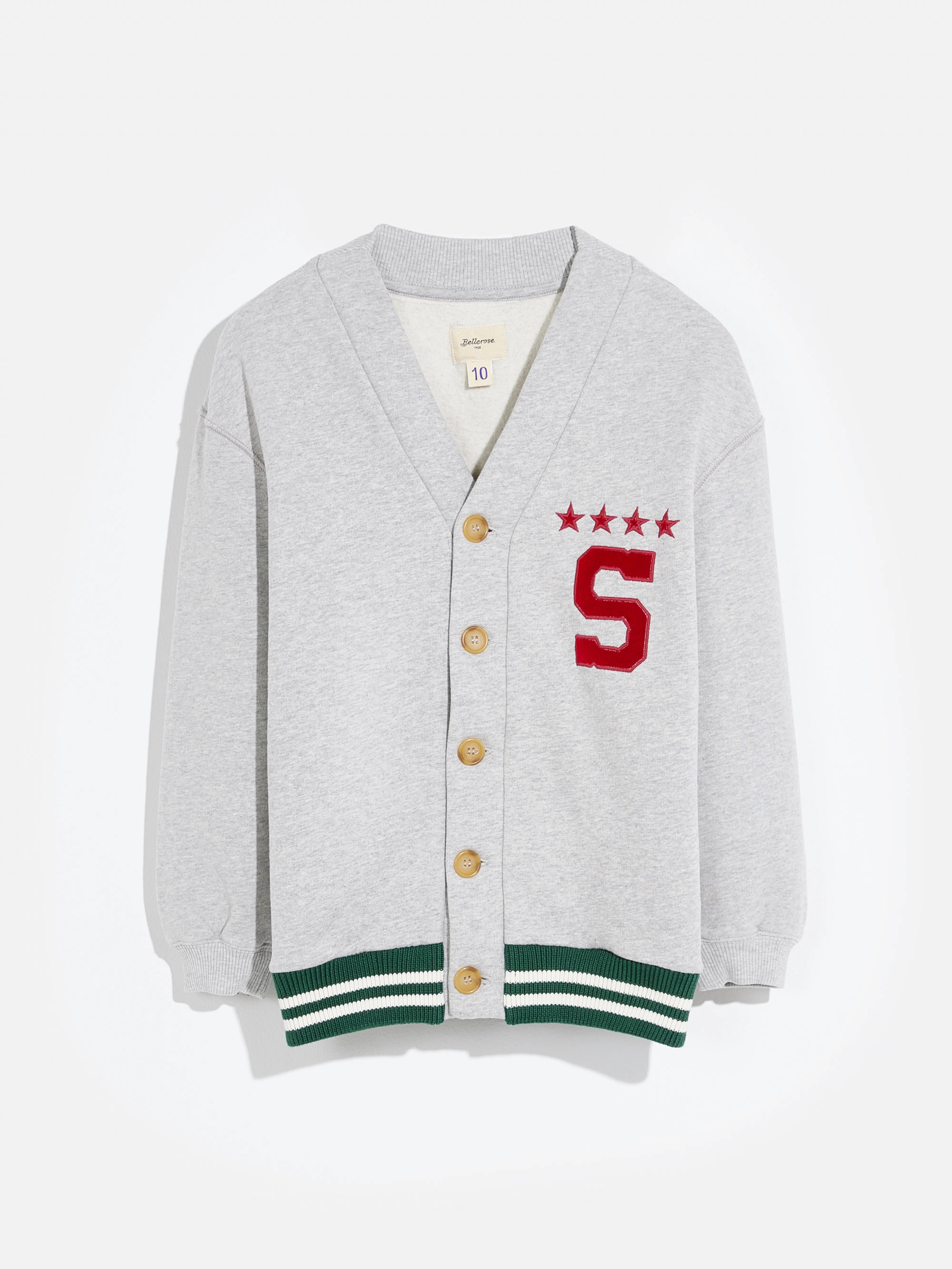 Sweatshirt Sander - H. grey Pour Garçon | Bellerose