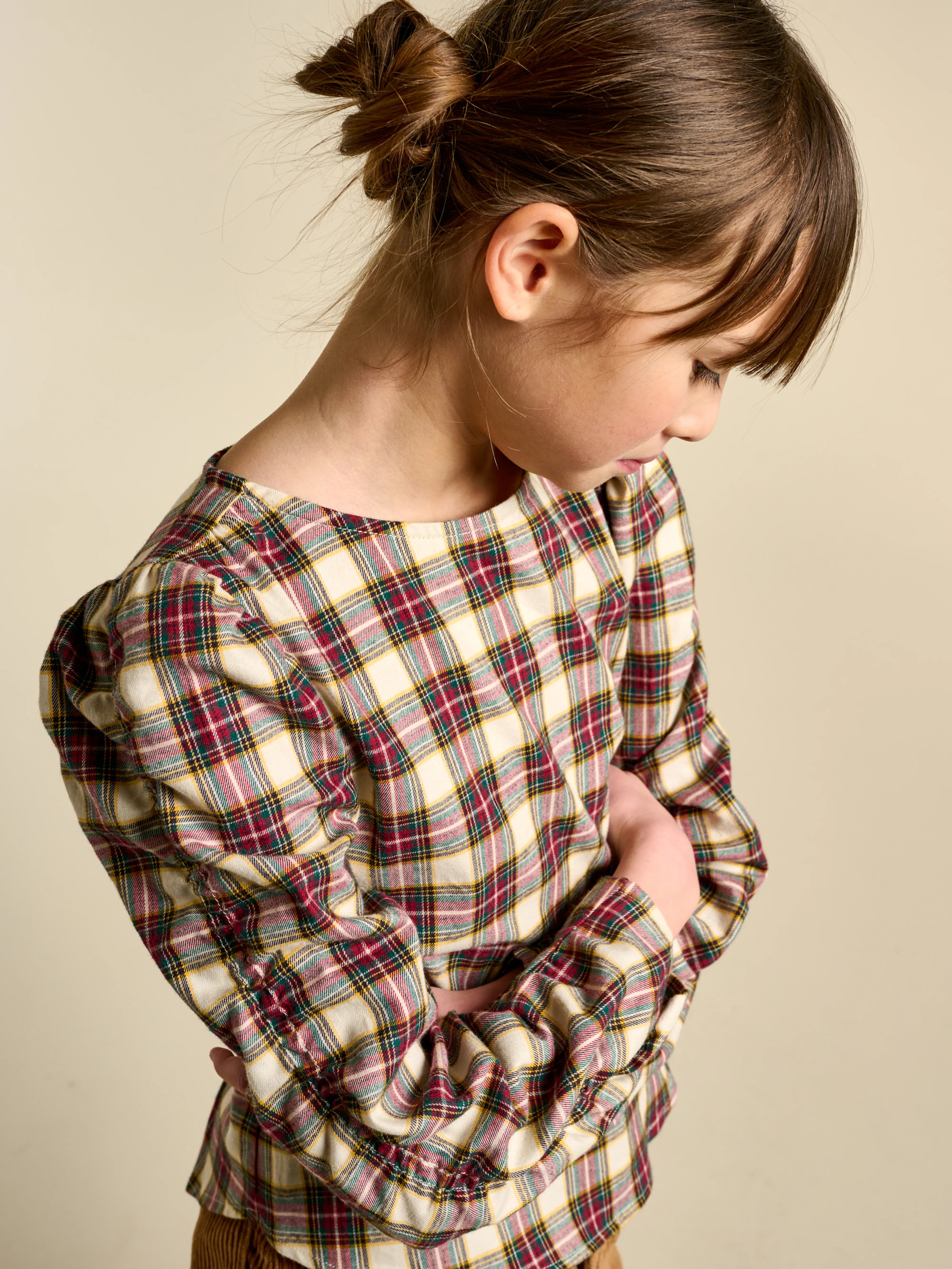 Aladin Blouse - Dahlia / Ecru Voor Meisjes | Bellerose