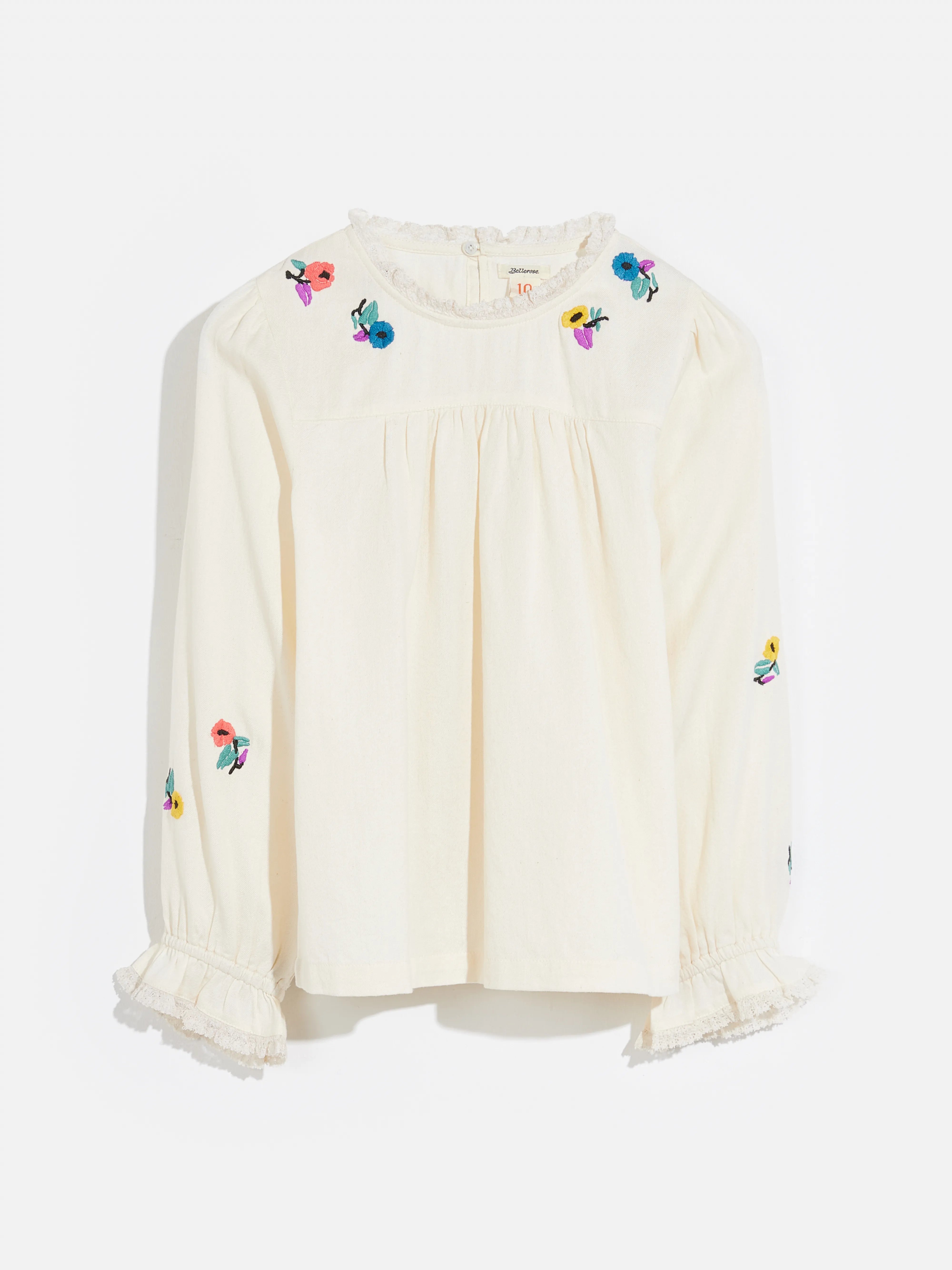 Hara Blouse - Ecru For Girls | Bellerose