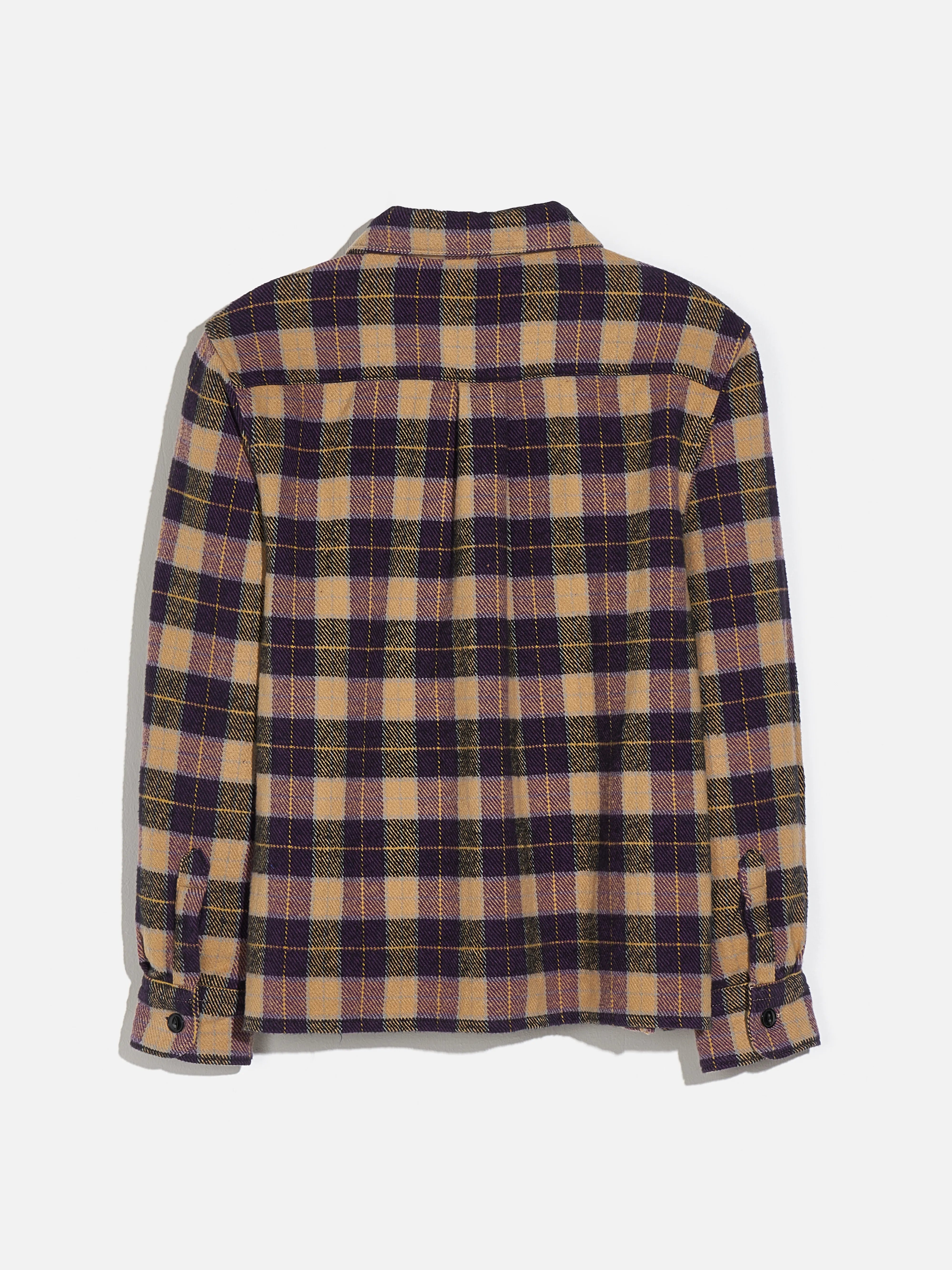 Gulian Overhemd - Egg / Purple Voor Jongens | Bellerose
