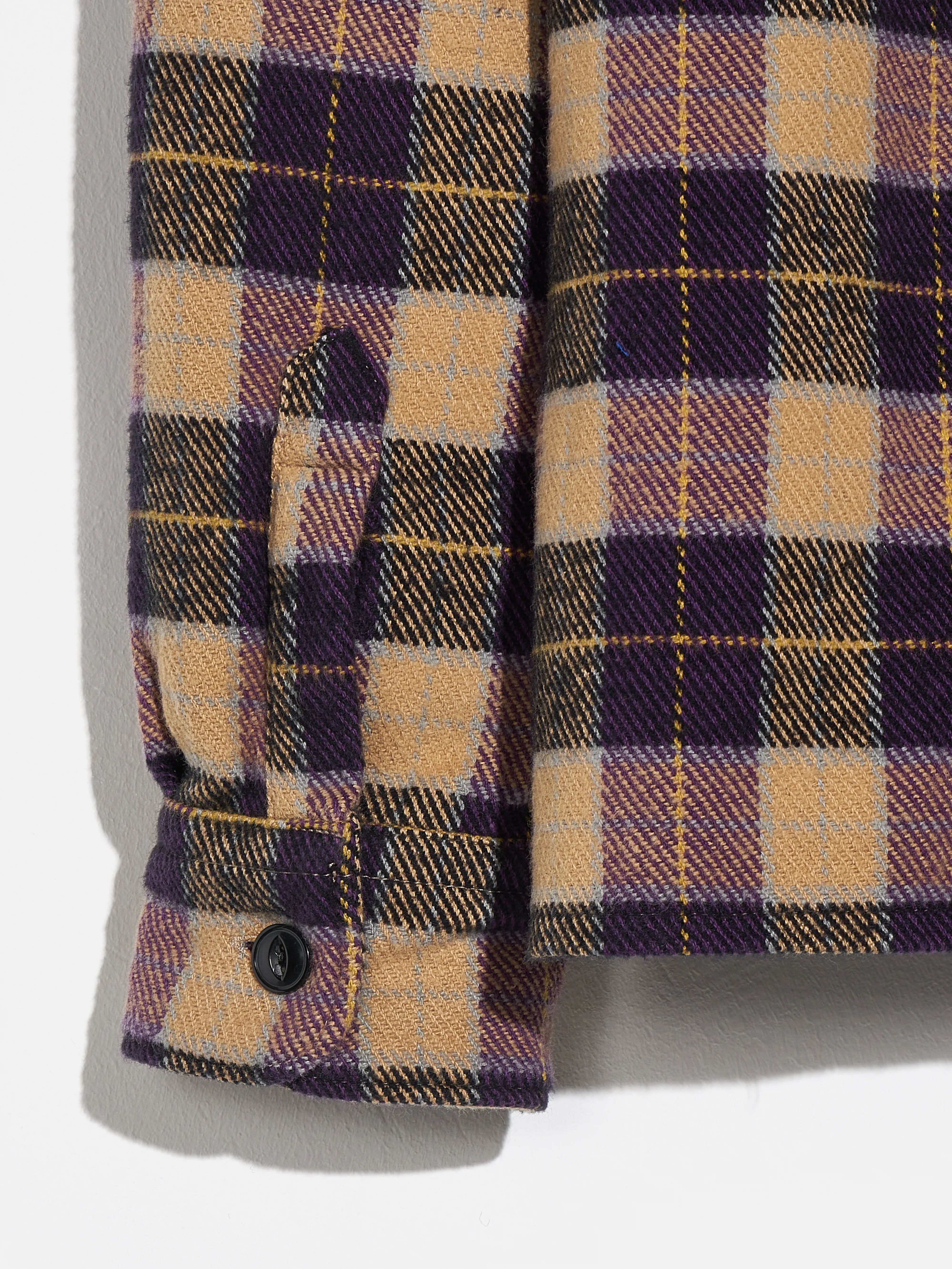 Gulian Overshirt - Egg / Purple For Boys | Bellerose