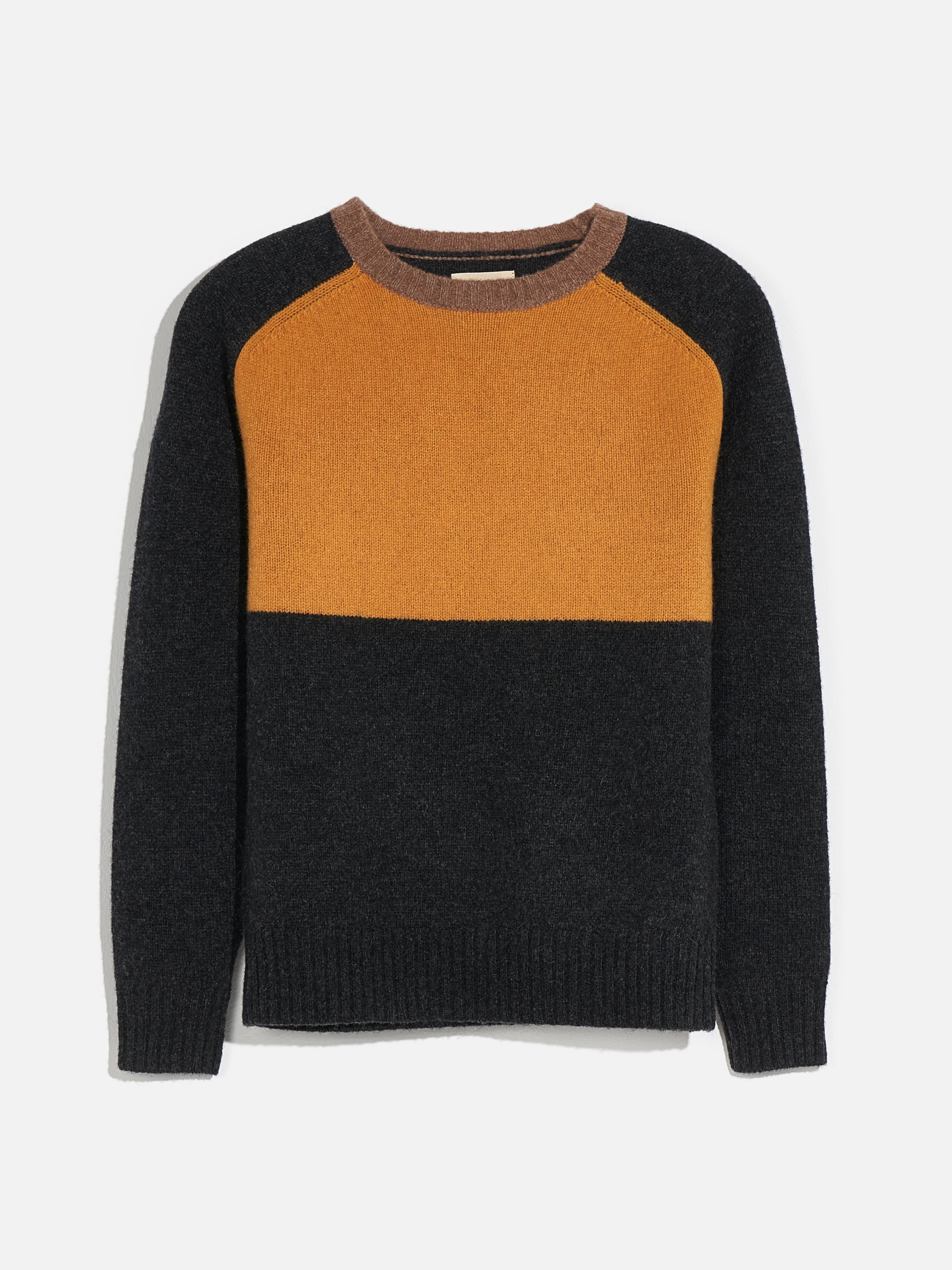 Pull Gaddo - Anthracite / Camel / Fall Pour Garçon | Bellerose