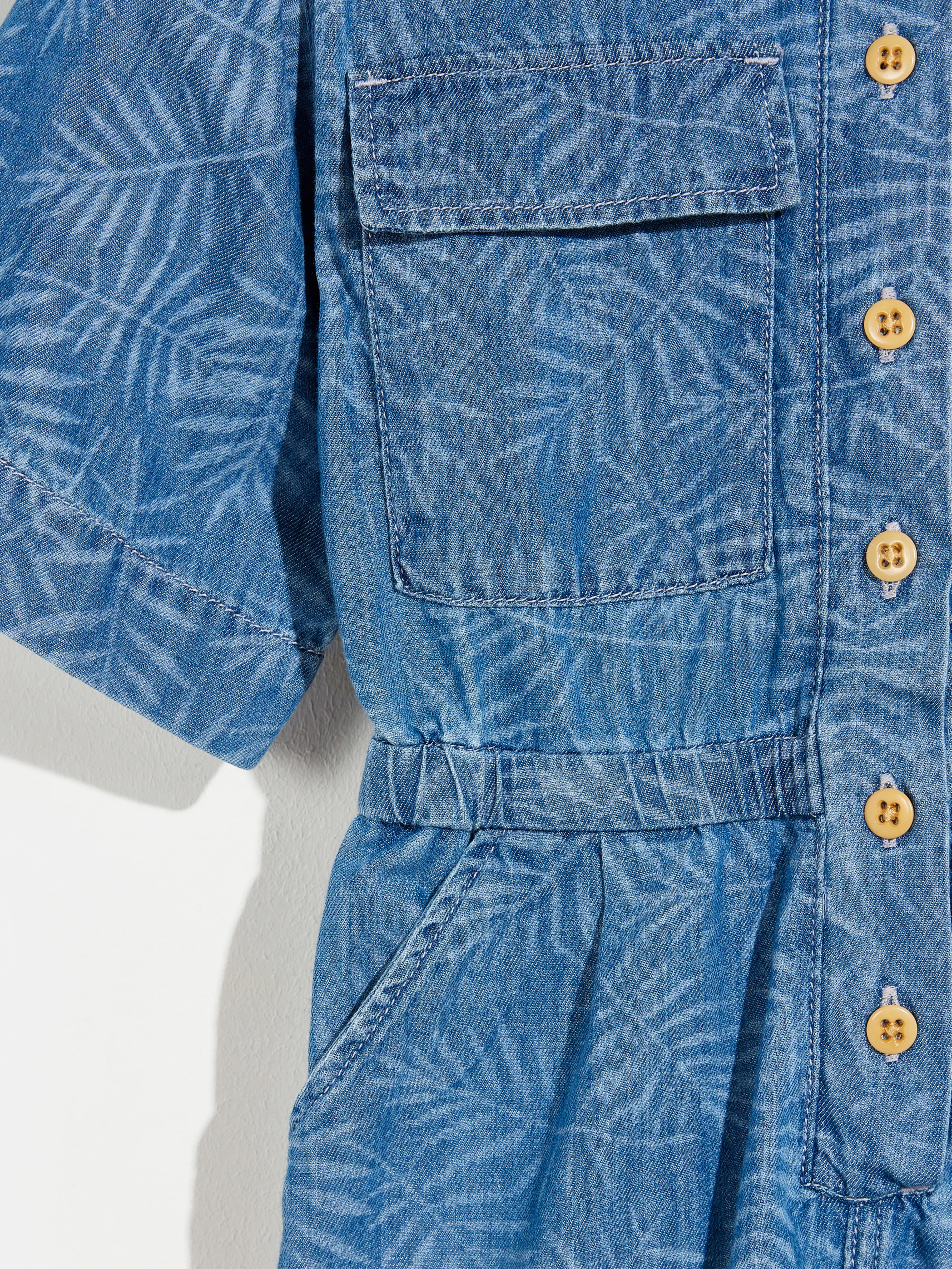 pilates jumpsuit (241 / G / MD BLUE BLEACH)
