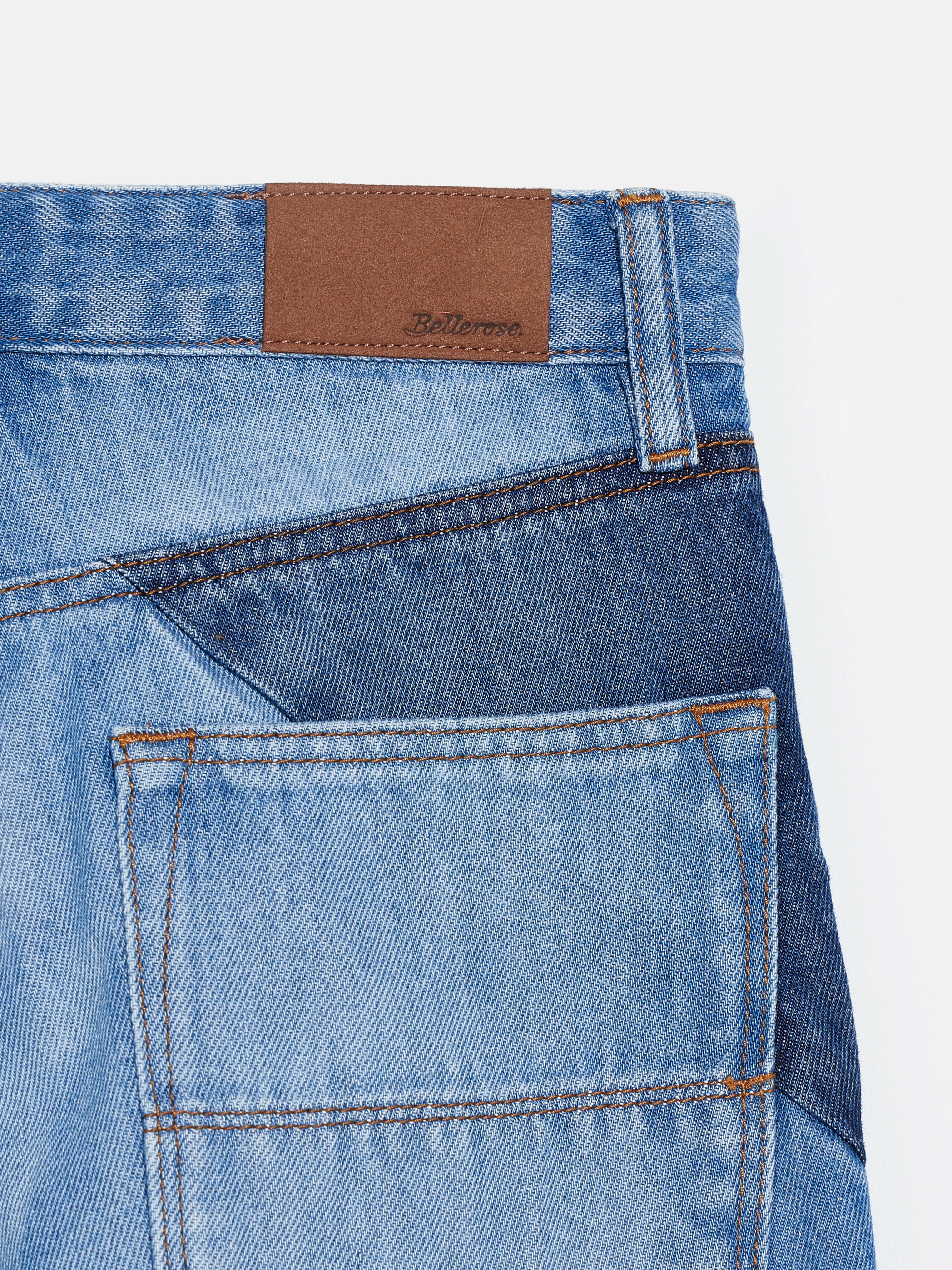 padro short (241 / B / MD BLUE BLEACH)