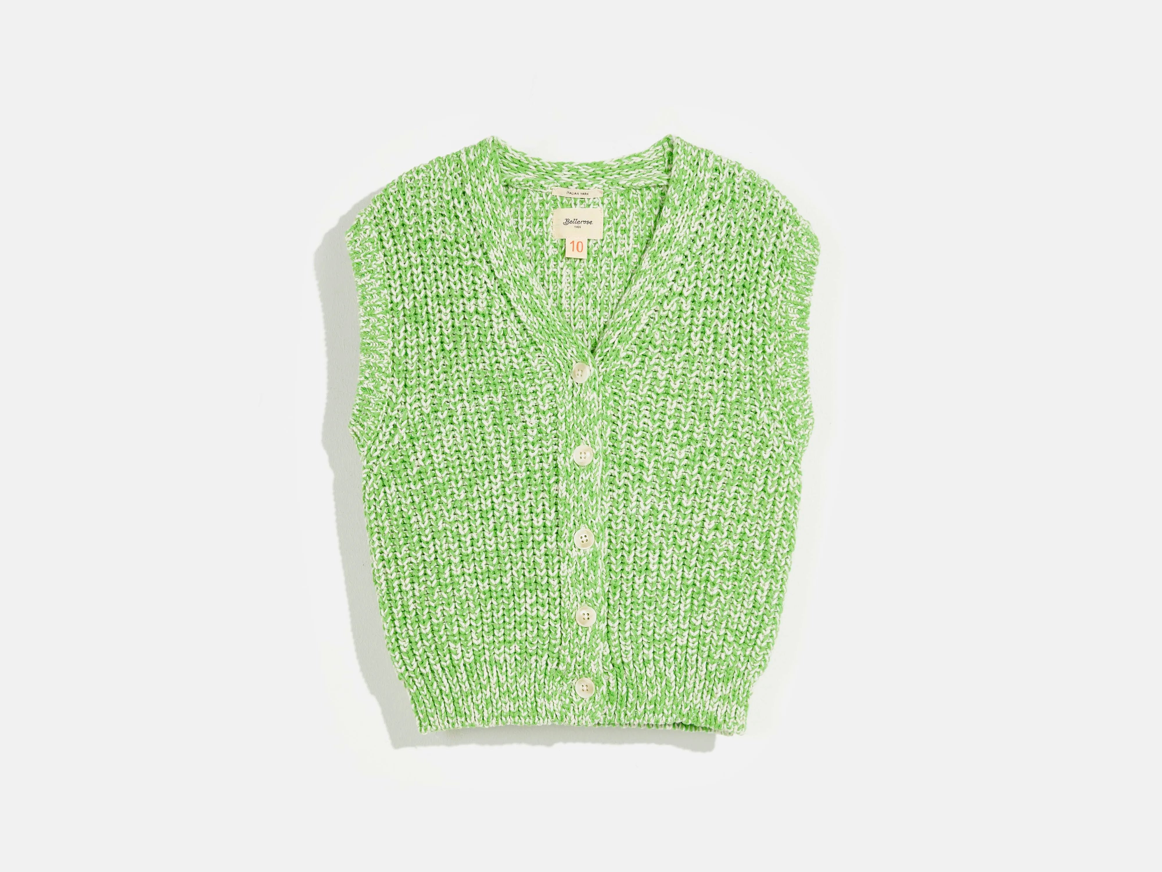 cardigan sans manches afil (241 / G / ACID)