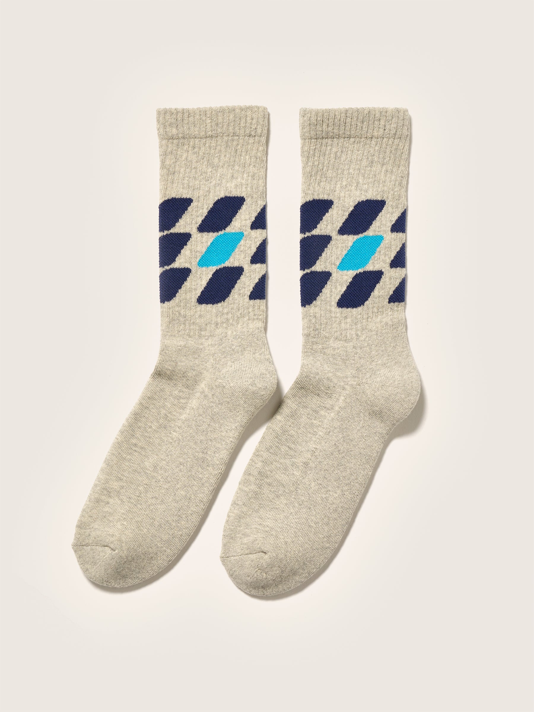 Buiky Socks - Heather grey / Myosotis For Boys | Bellerose