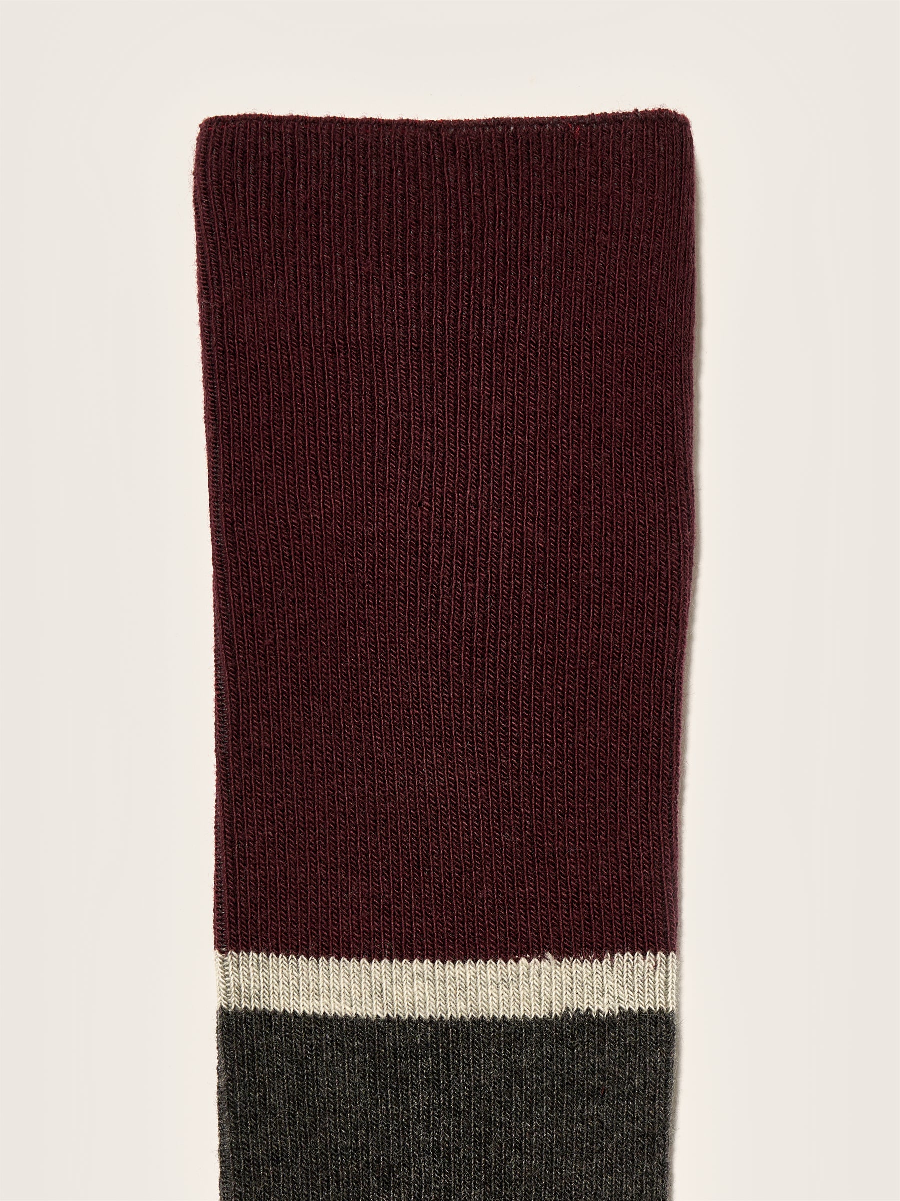 Boppi Knee-high Socks - Dark grey / Lychee For Boys | Bellerose