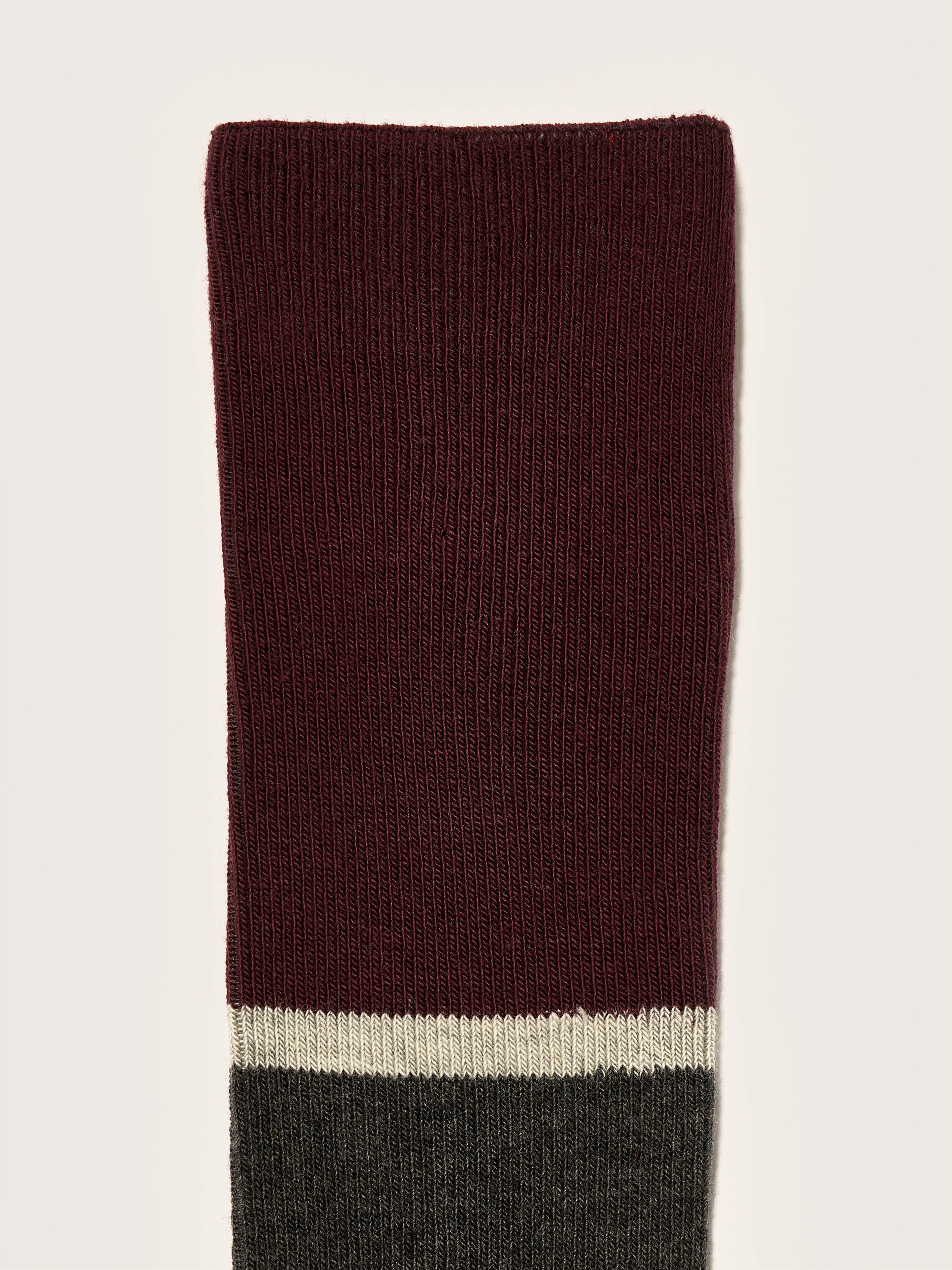 Boppi Knee-high Socks - Dark grey / Lychee For Boys | Bellerose